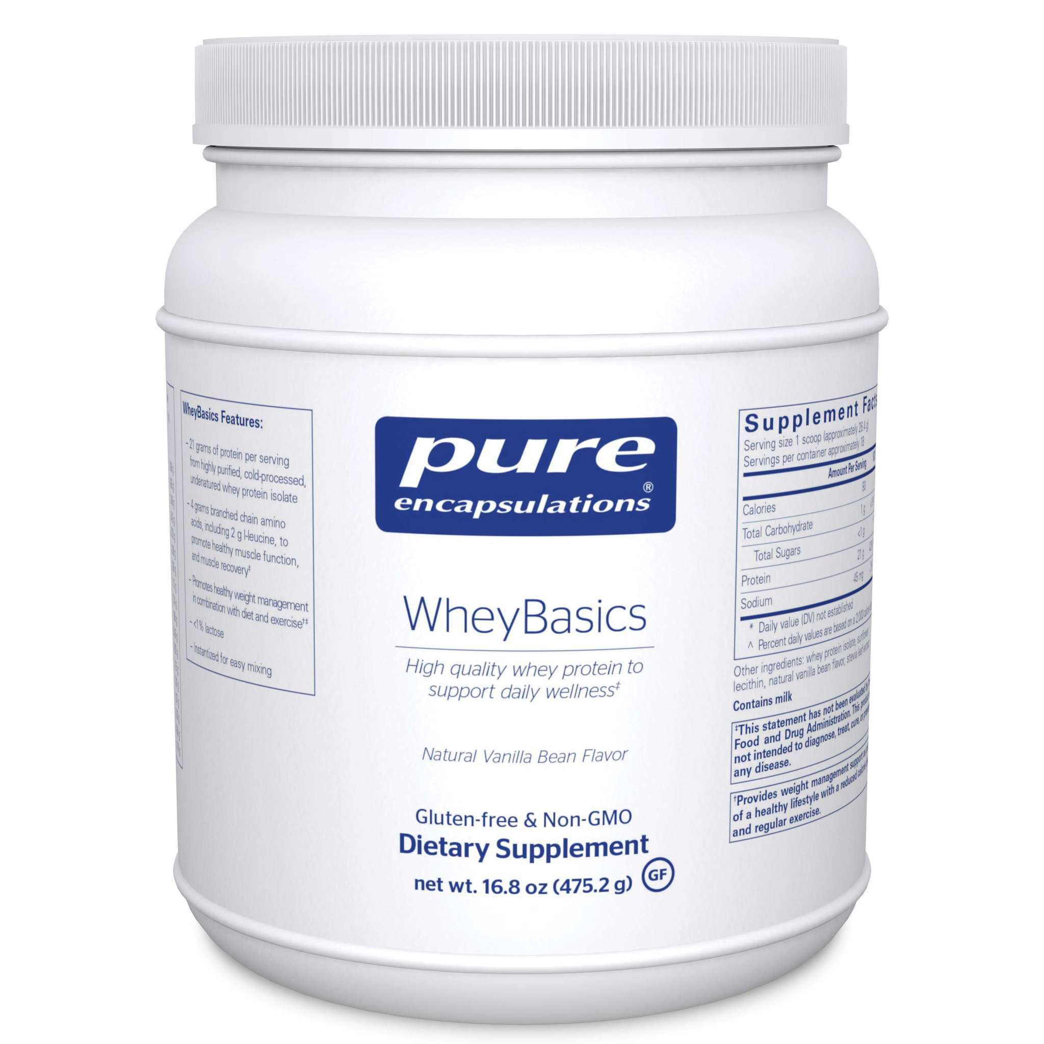 Pure Encapsulations - Whey Basic Van Bean Flav