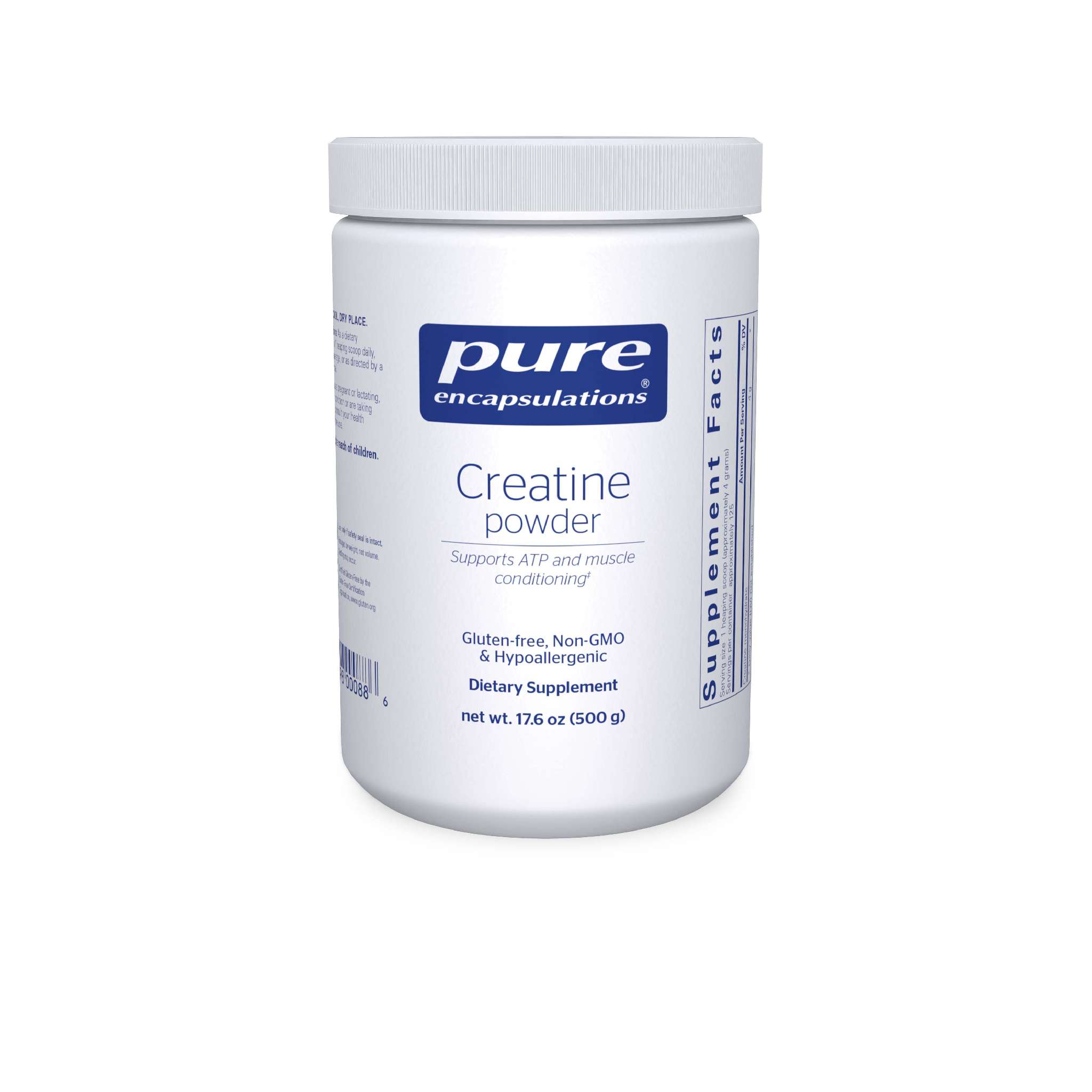 Pure Encapsulations - XXXCREATINE PWD 500 GRAMS