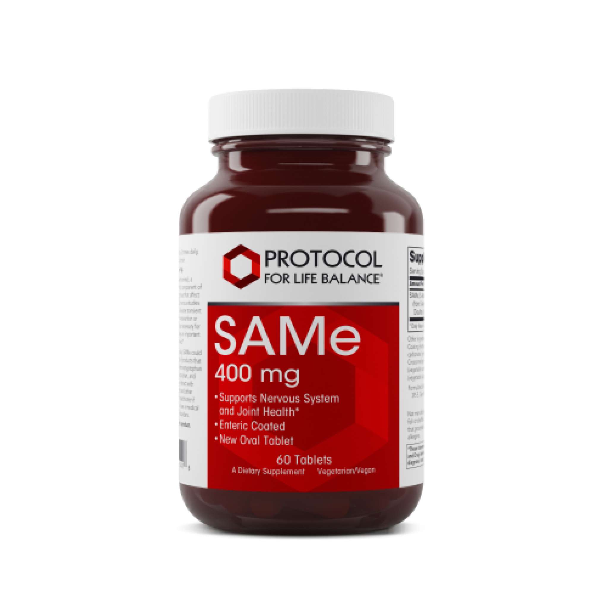 Protocol For Life Balance - Sam E 400 mg Enteric Coated