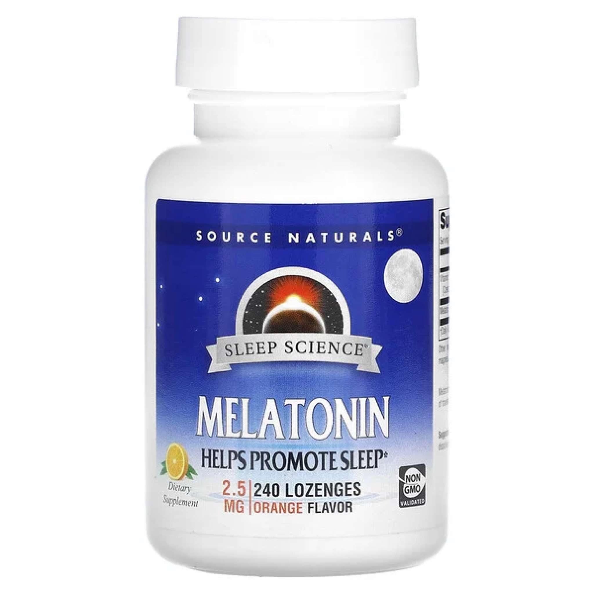 Source Naturals - Melatonin 2.5 Subl Orang