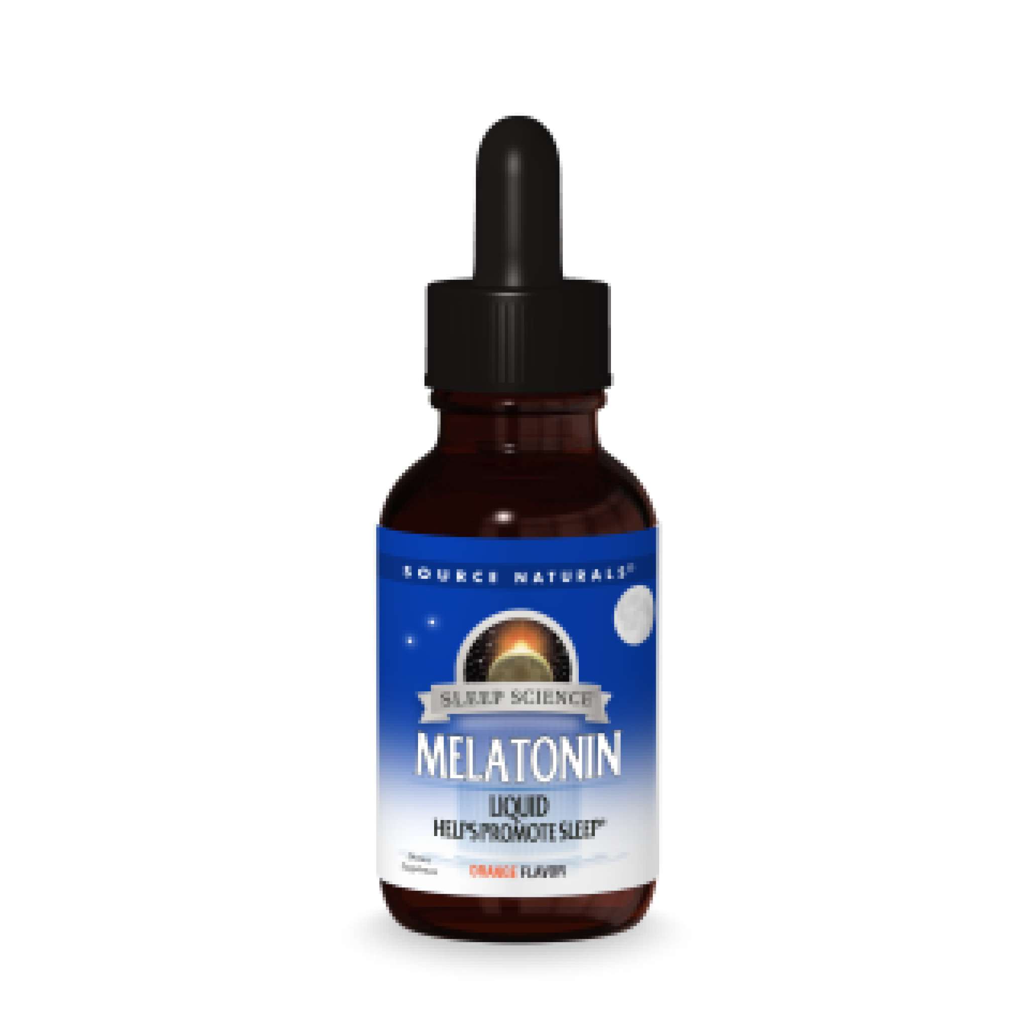 Source Naturals - Melatonin liq Orange 1 mg
