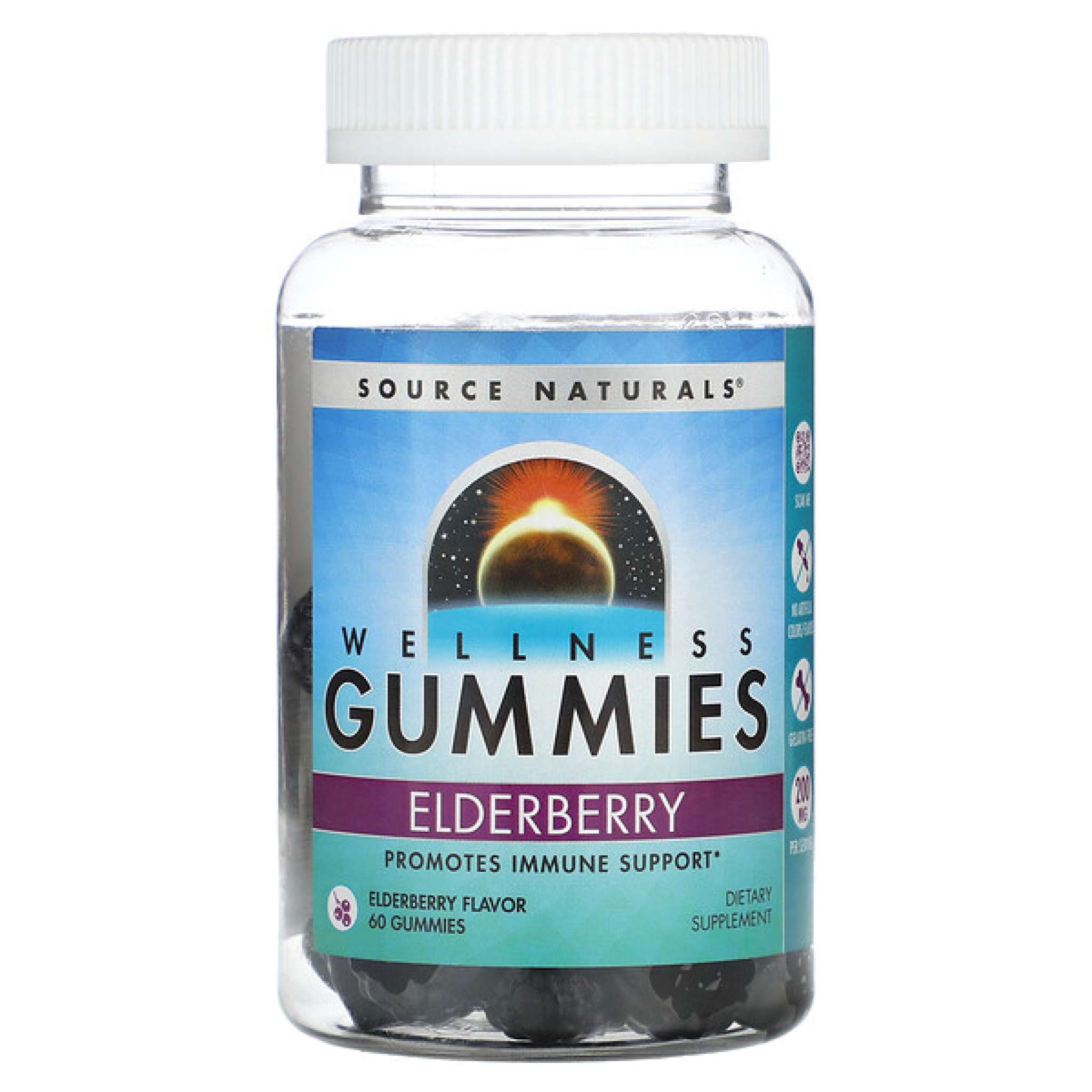 Source Naturals - Elderberry Gummies Wellness