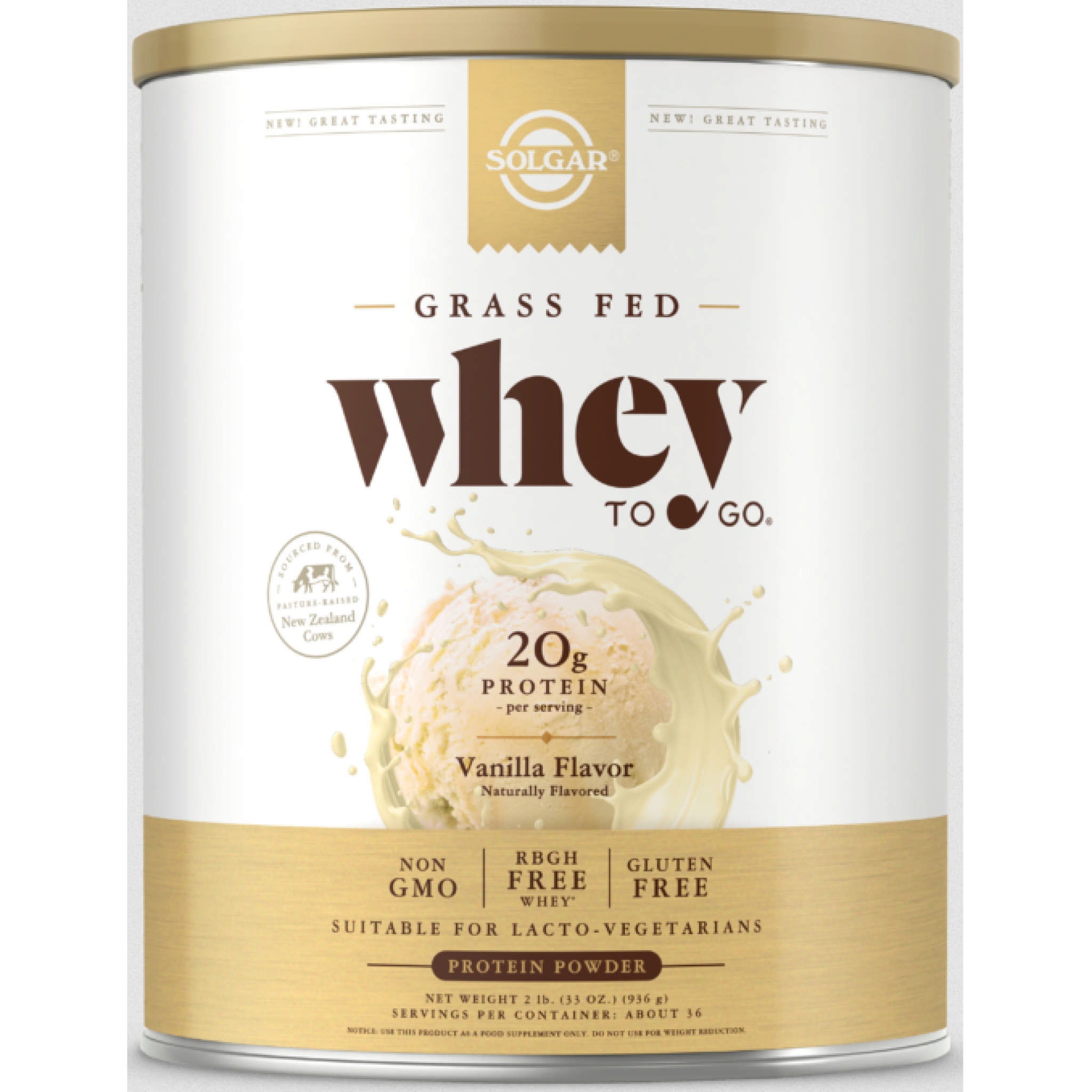 Solgar - Whey To Go Pro Van powder Grs Fed