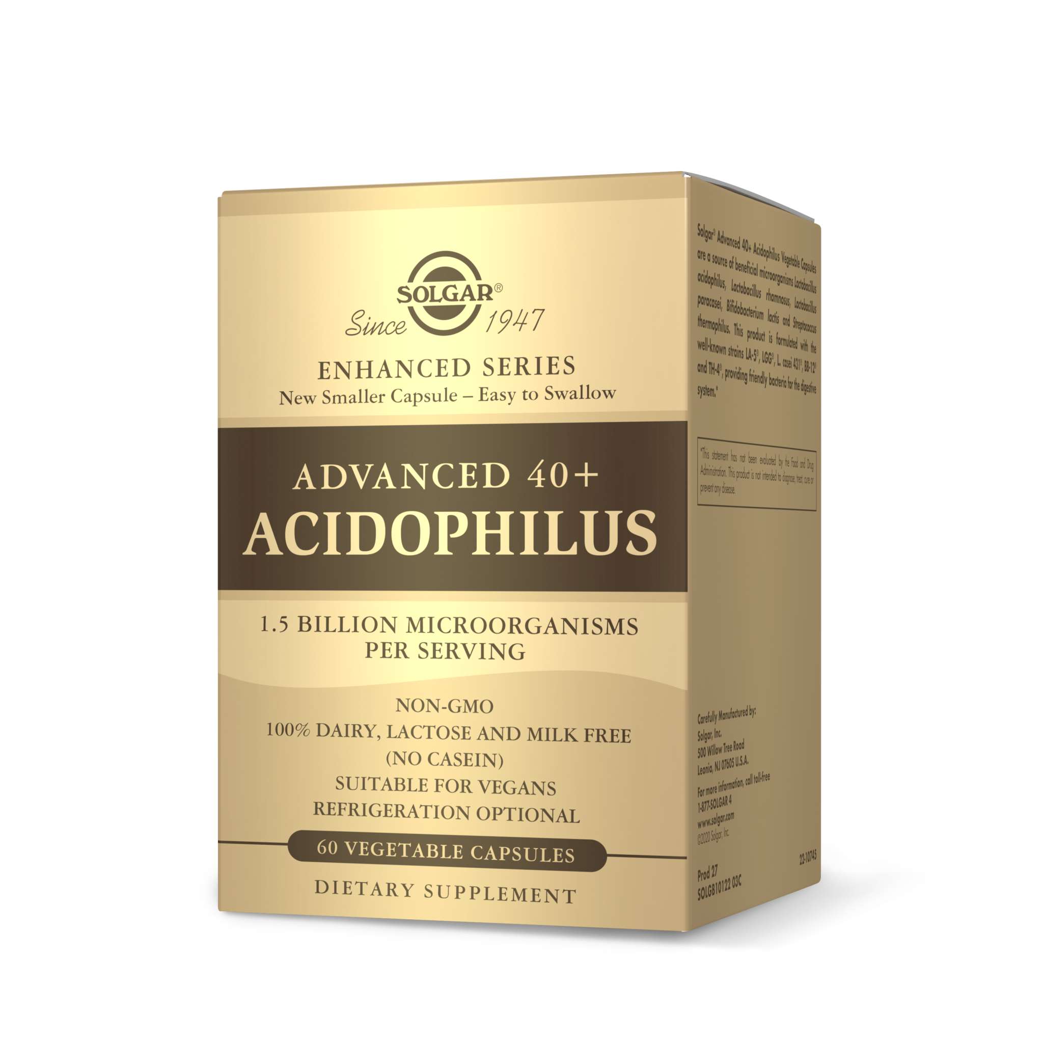 Solgar - 40 + Acidophilus Advanced