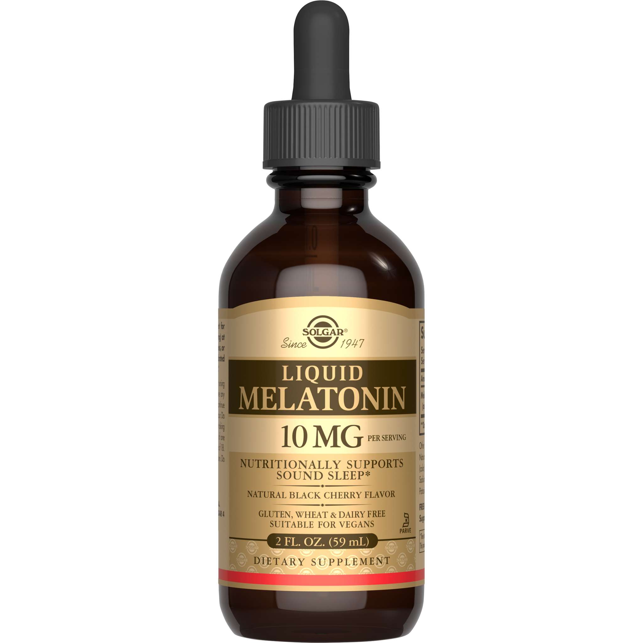 Solgar - Melatonin 10 mg liq Black Cher