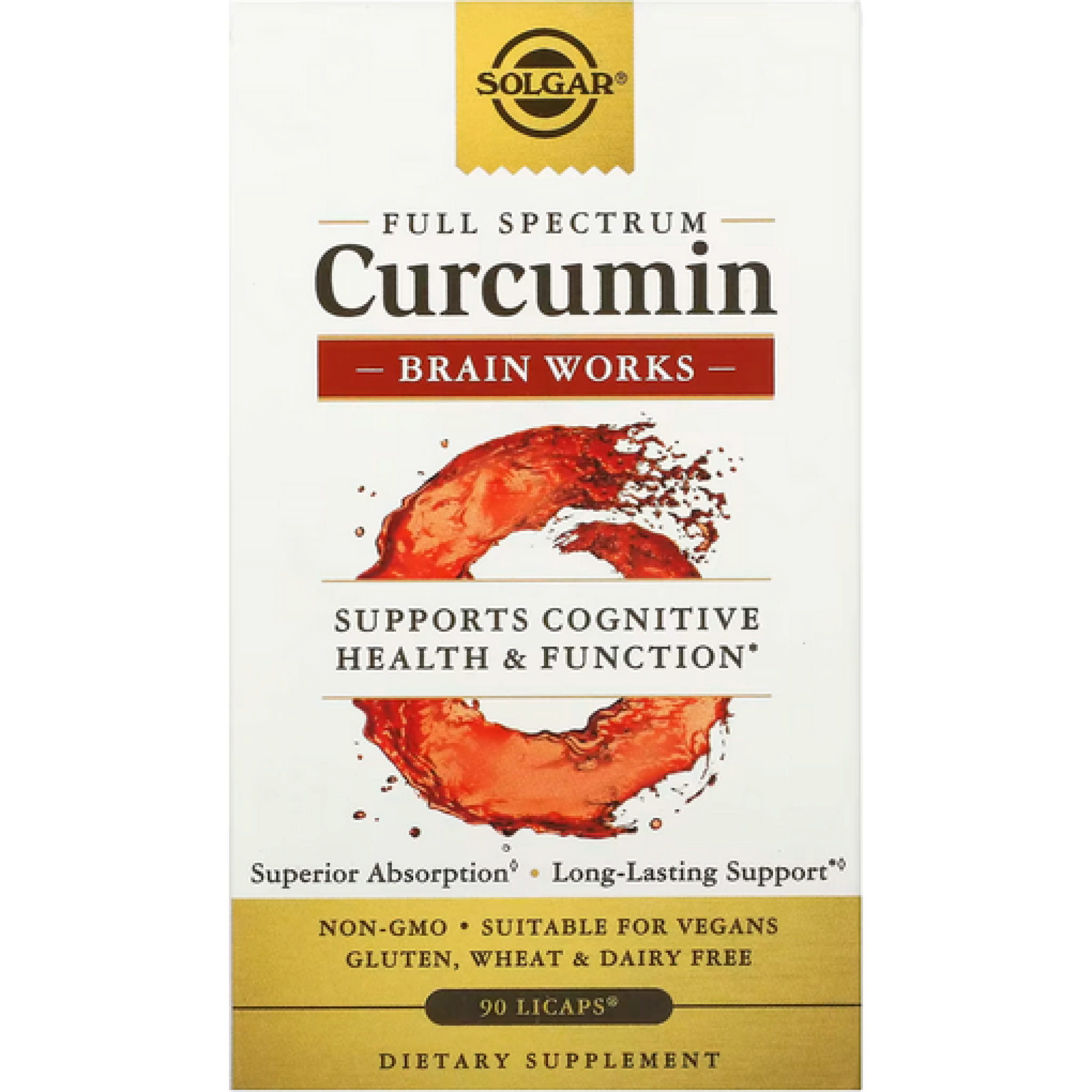 Solgar - Brain Works W/ Curcumin & Baco