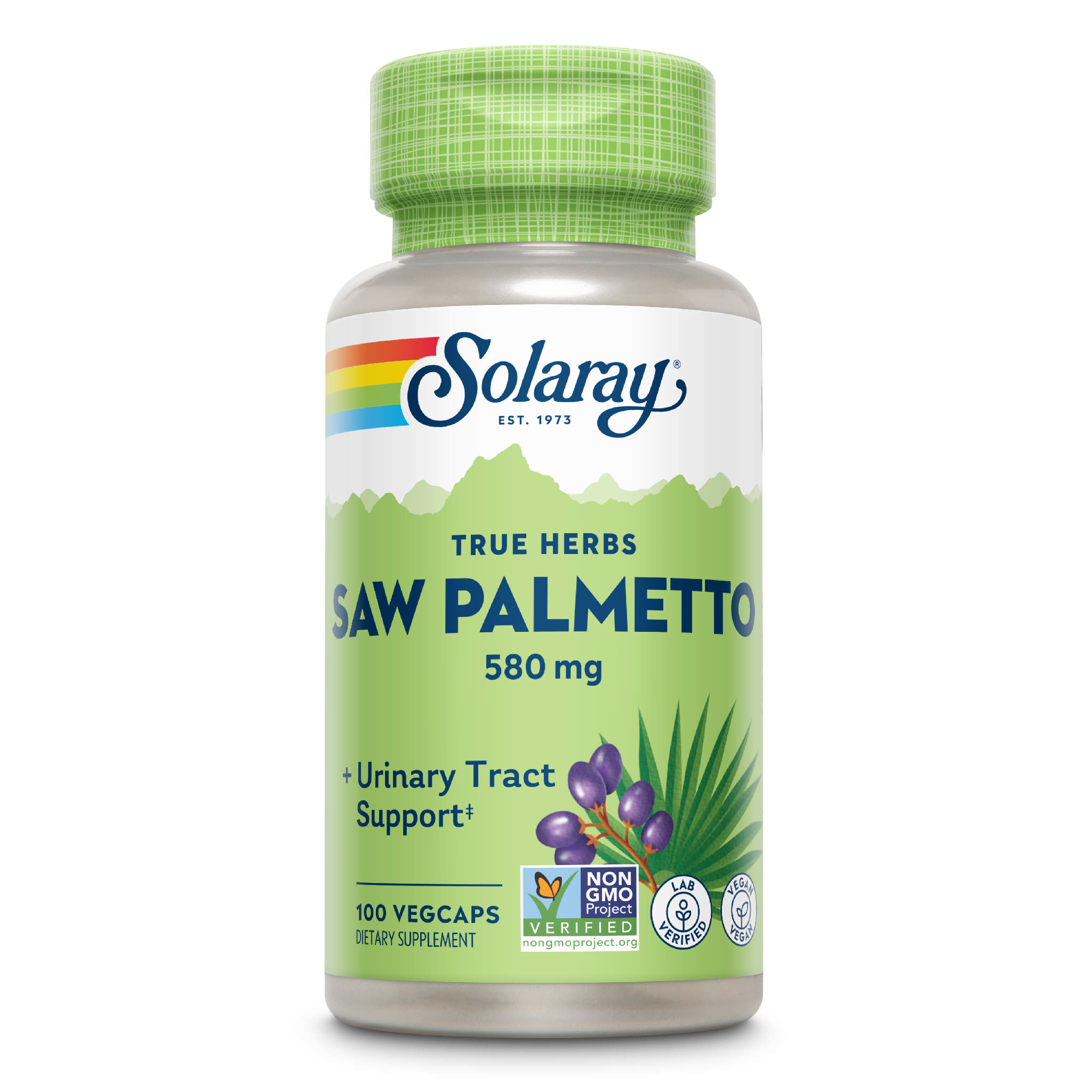 Solaray - Saw Palmetto Berries 580 mg