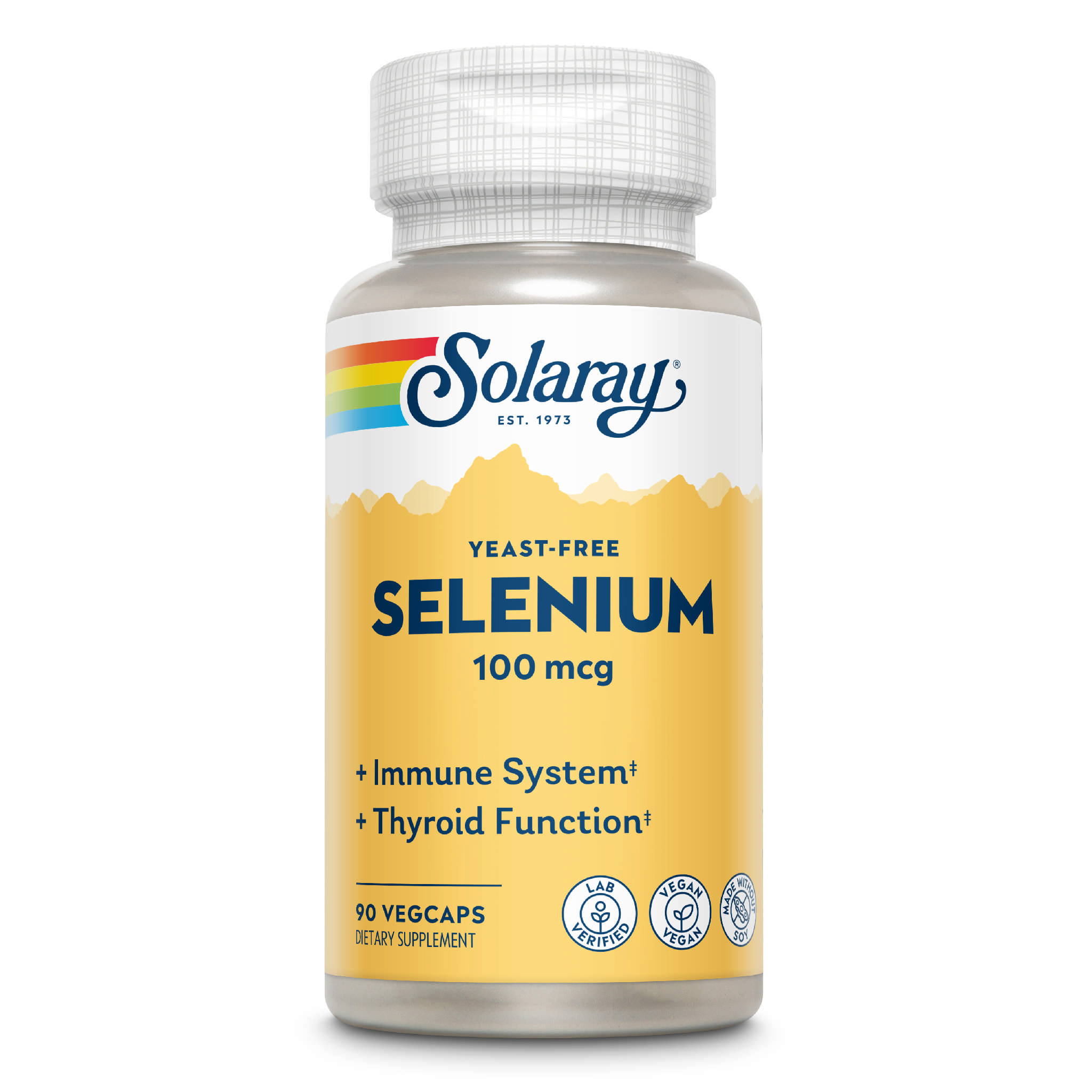 Solaray - Selenium 100 Yst Fr Cp