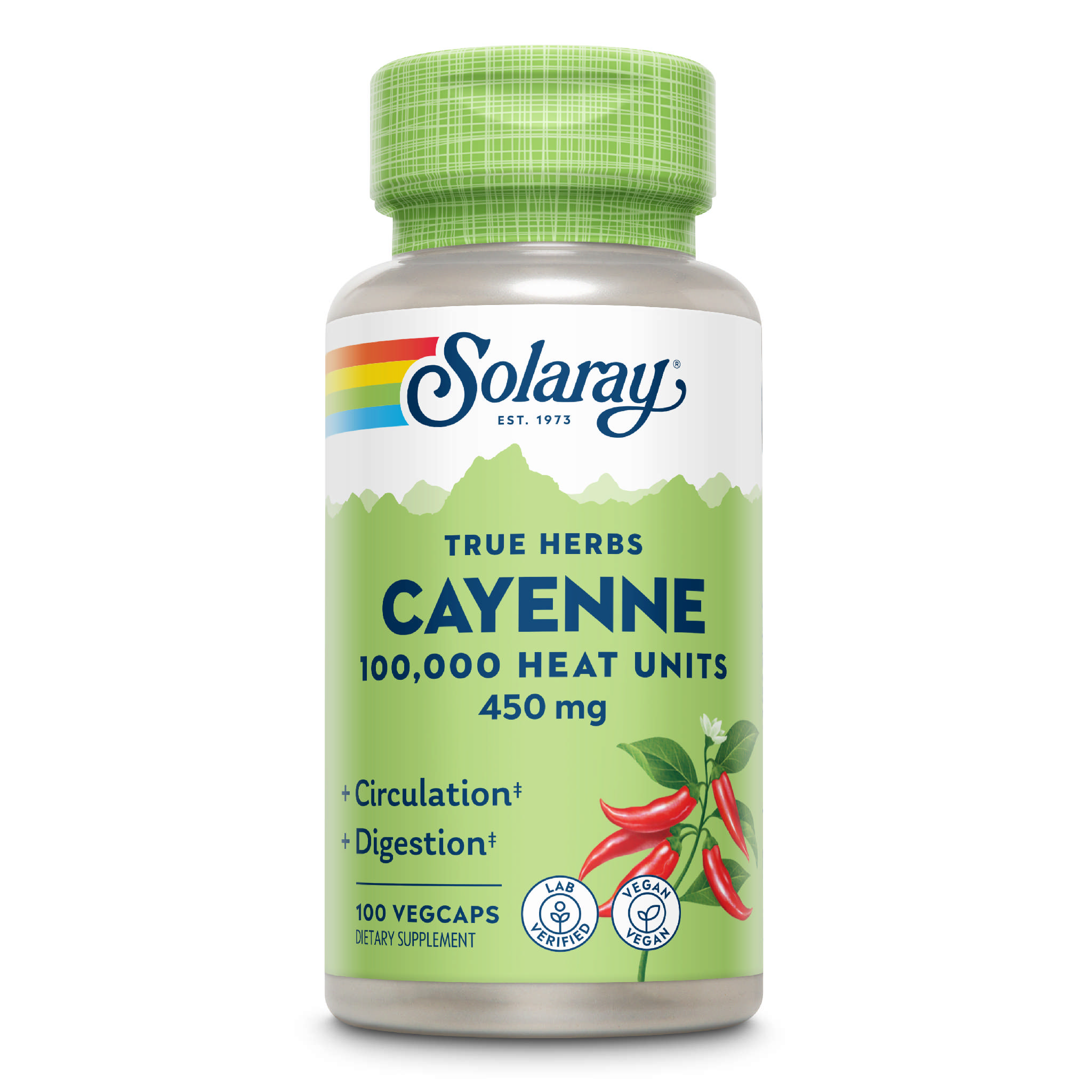 Solaray - Cayenne 100000 (450 mg)