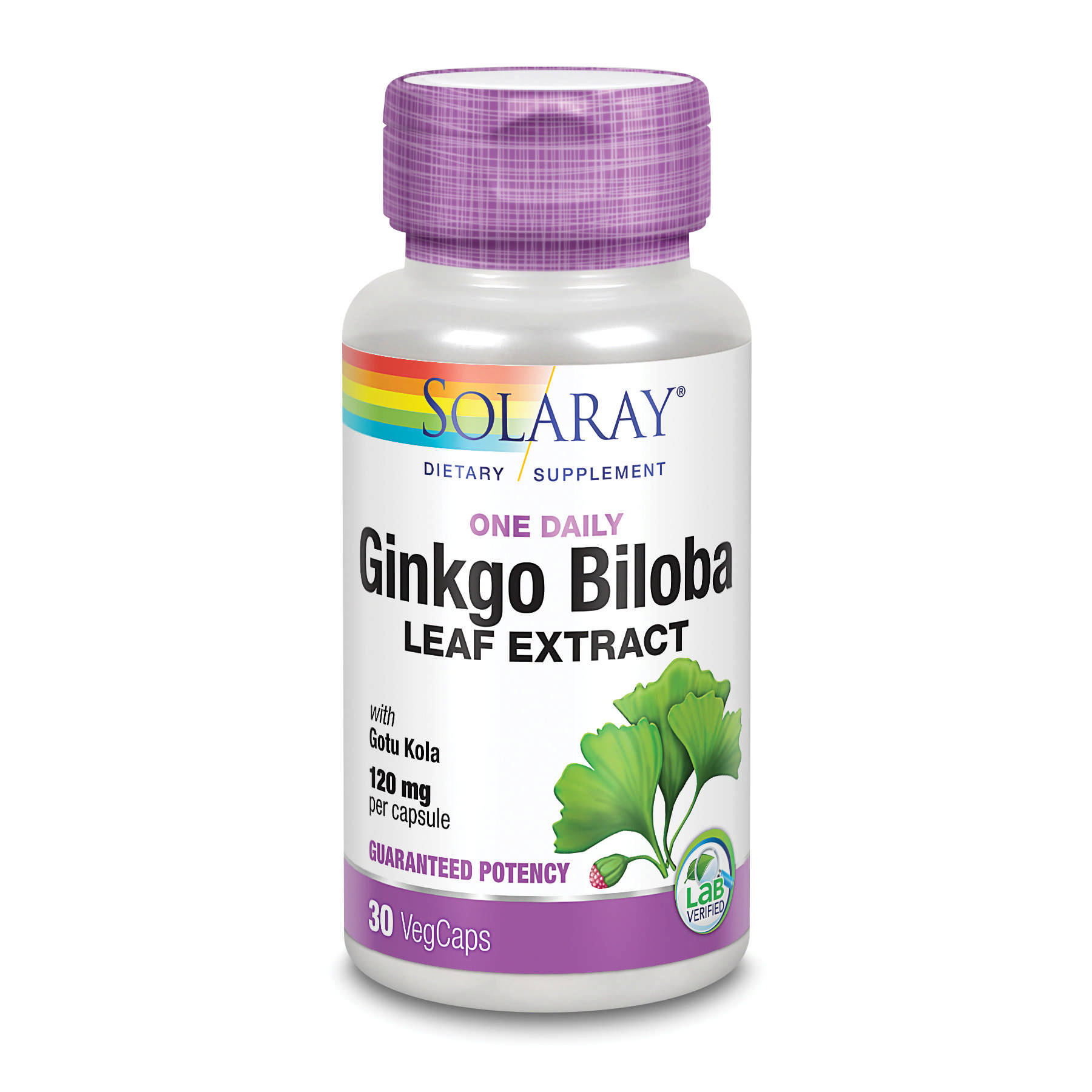 Solaray - Ginkgo Biloba 120 mg