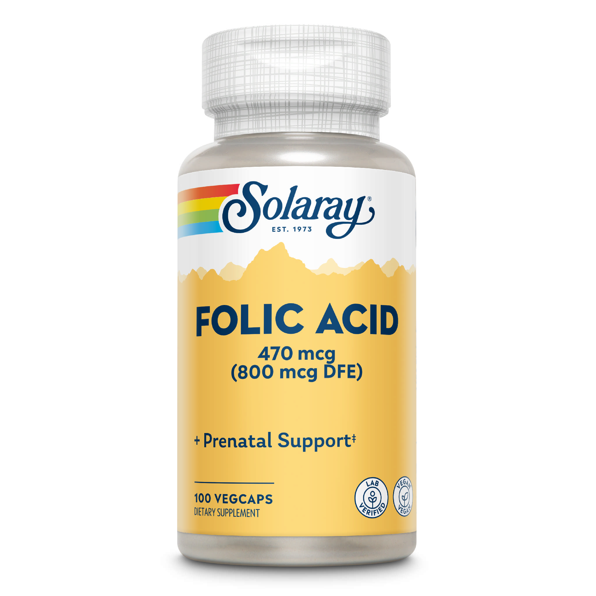 Solaray - Folic Acid 800 mcg