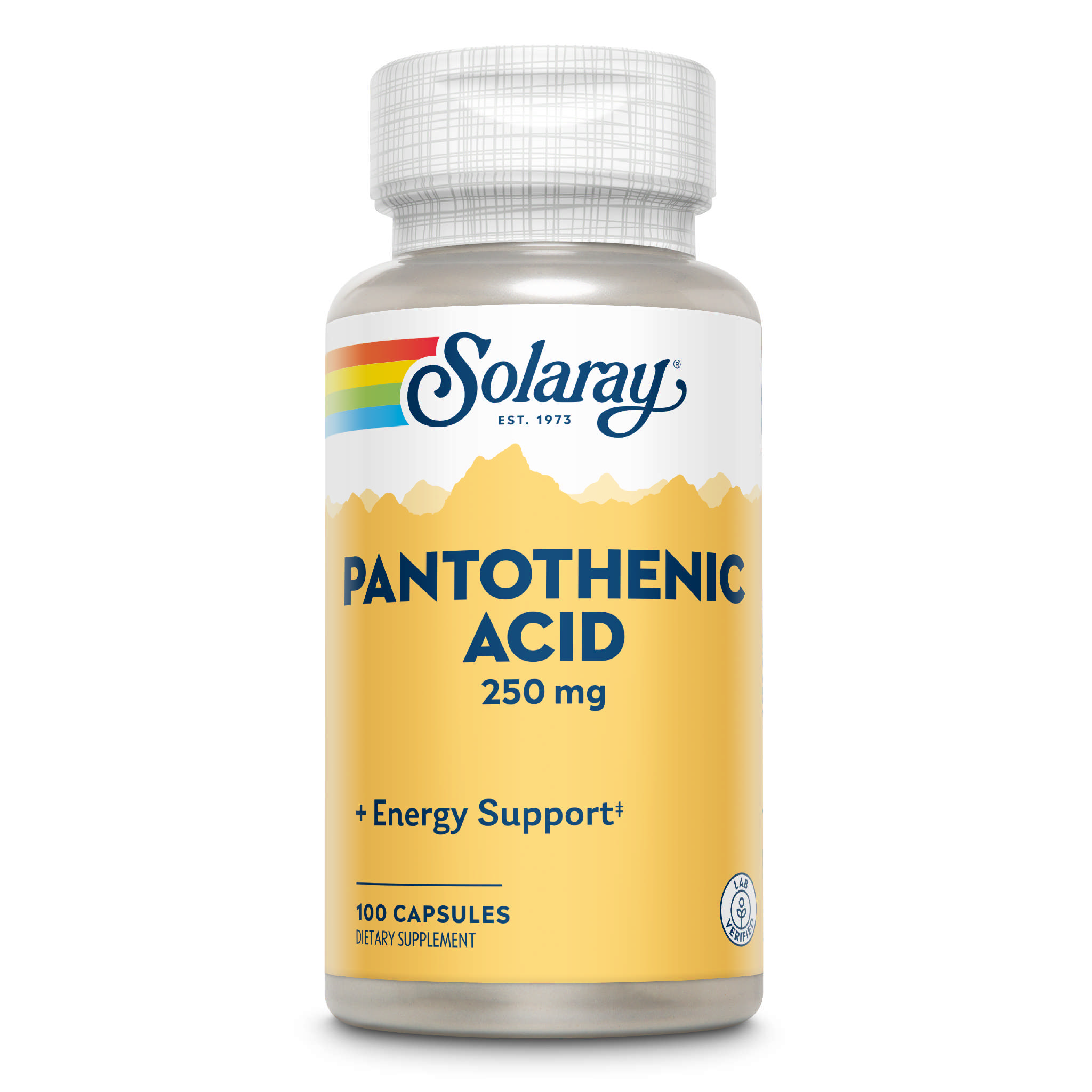 Solaray - Pantothenic Acid 250 mg