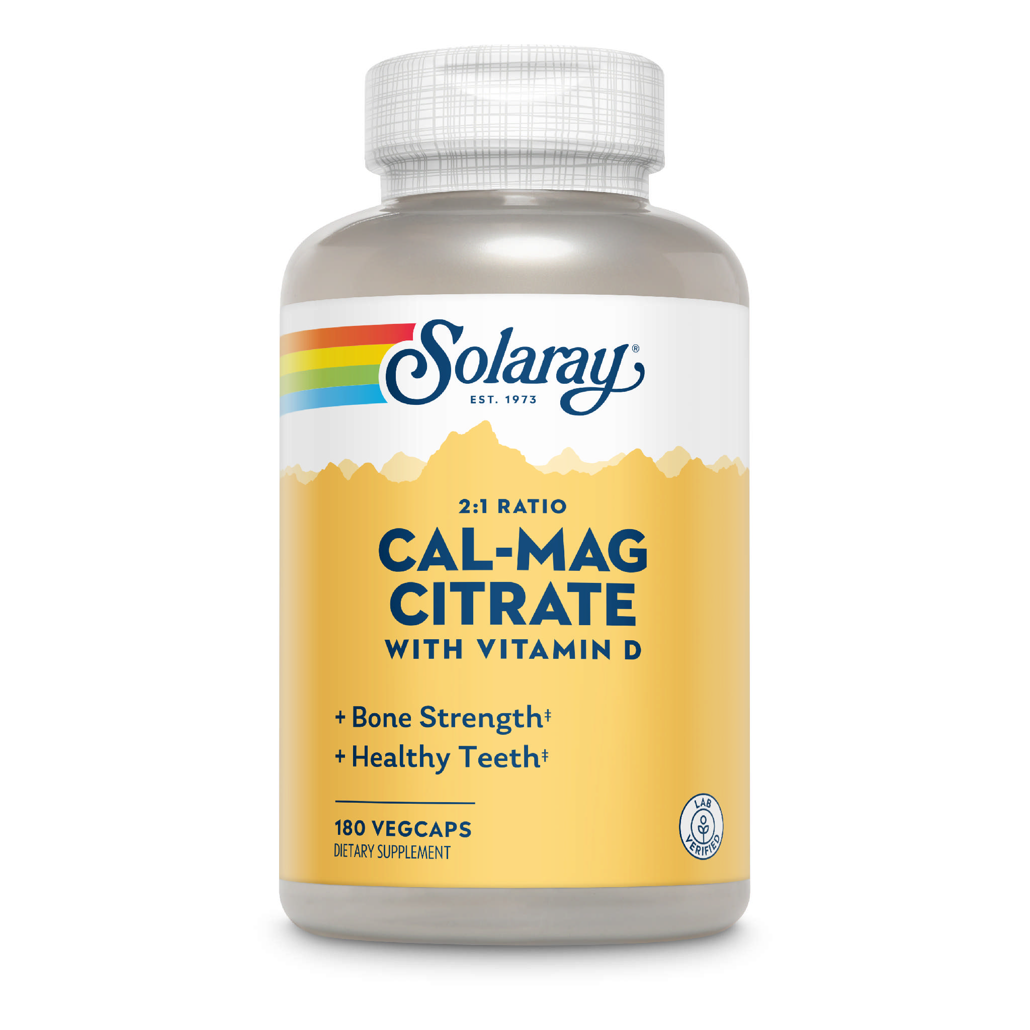 Solaray - Cal Mag Citr 2:1 D3 1000