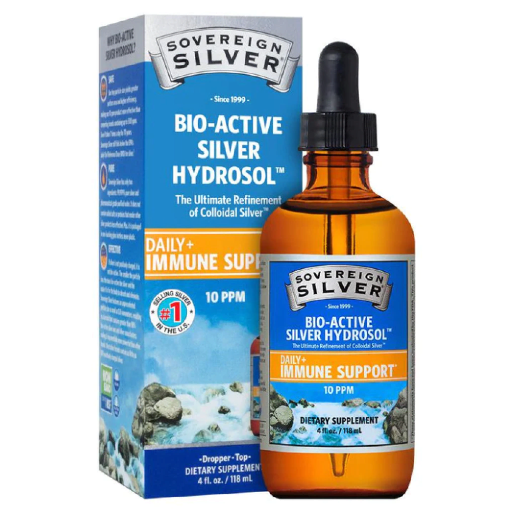 Sovereign Silver - Colloidal Silver 10 Ppm Bioact