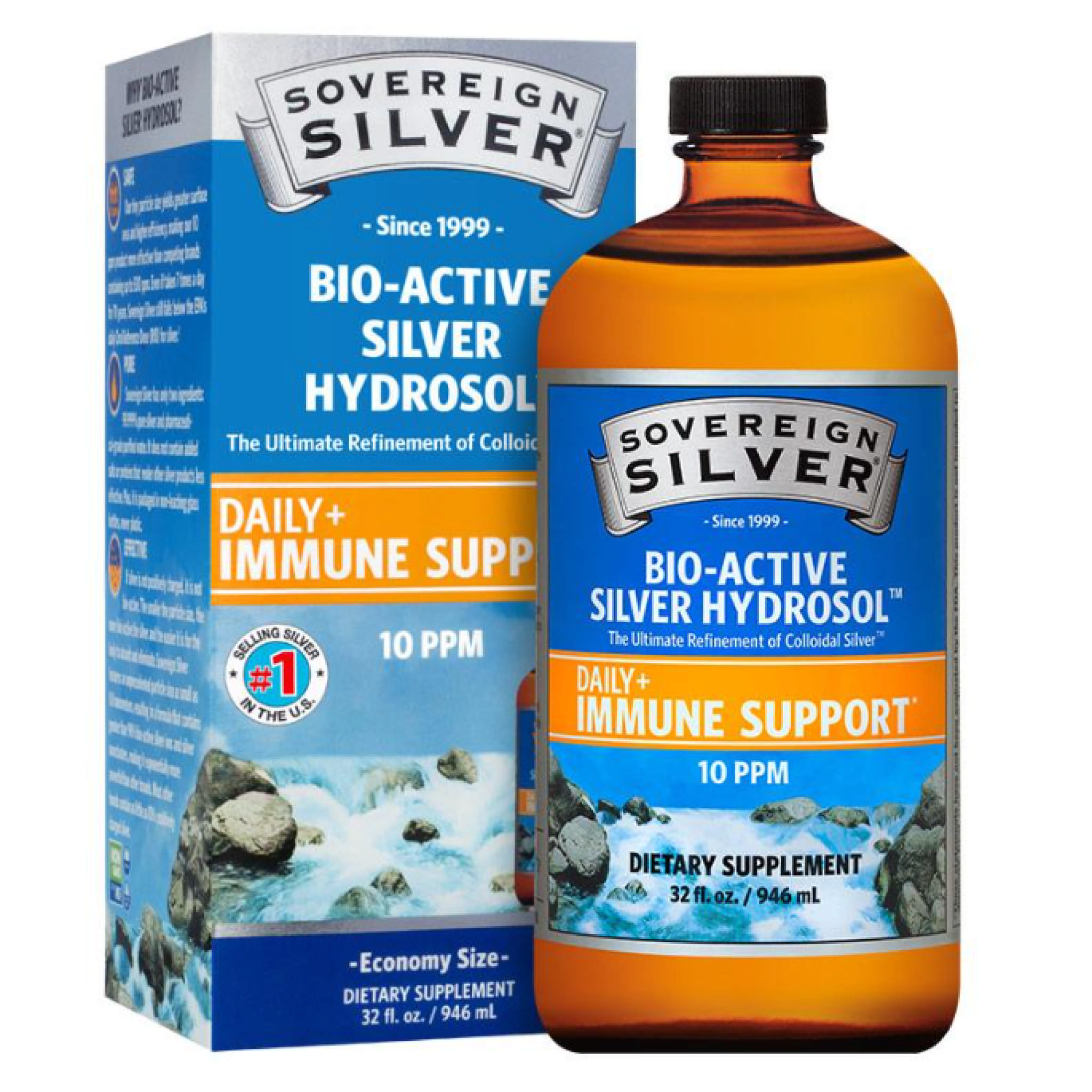 Sovereign Silver - Colloidal Silver 10 Ppm Bioact