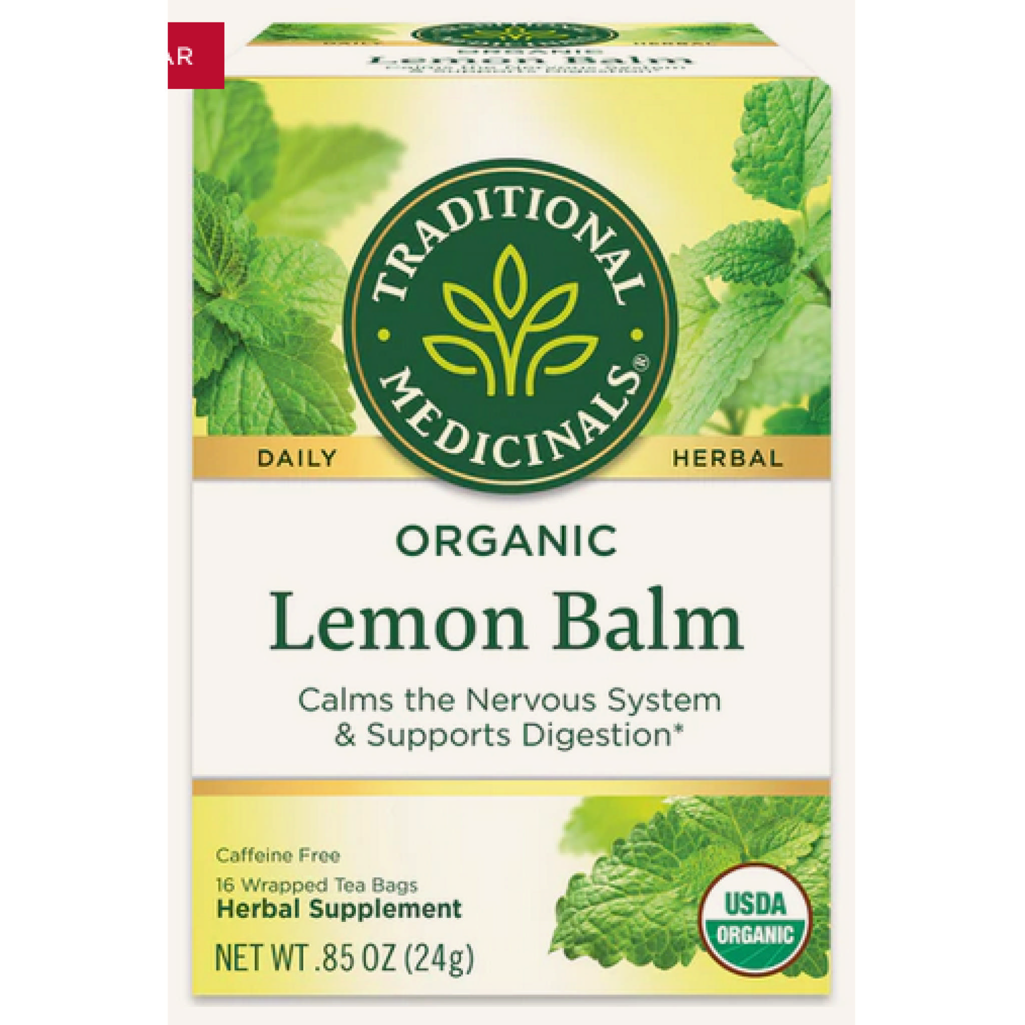Traditional Medicina - Lemon Balm Tea Organic