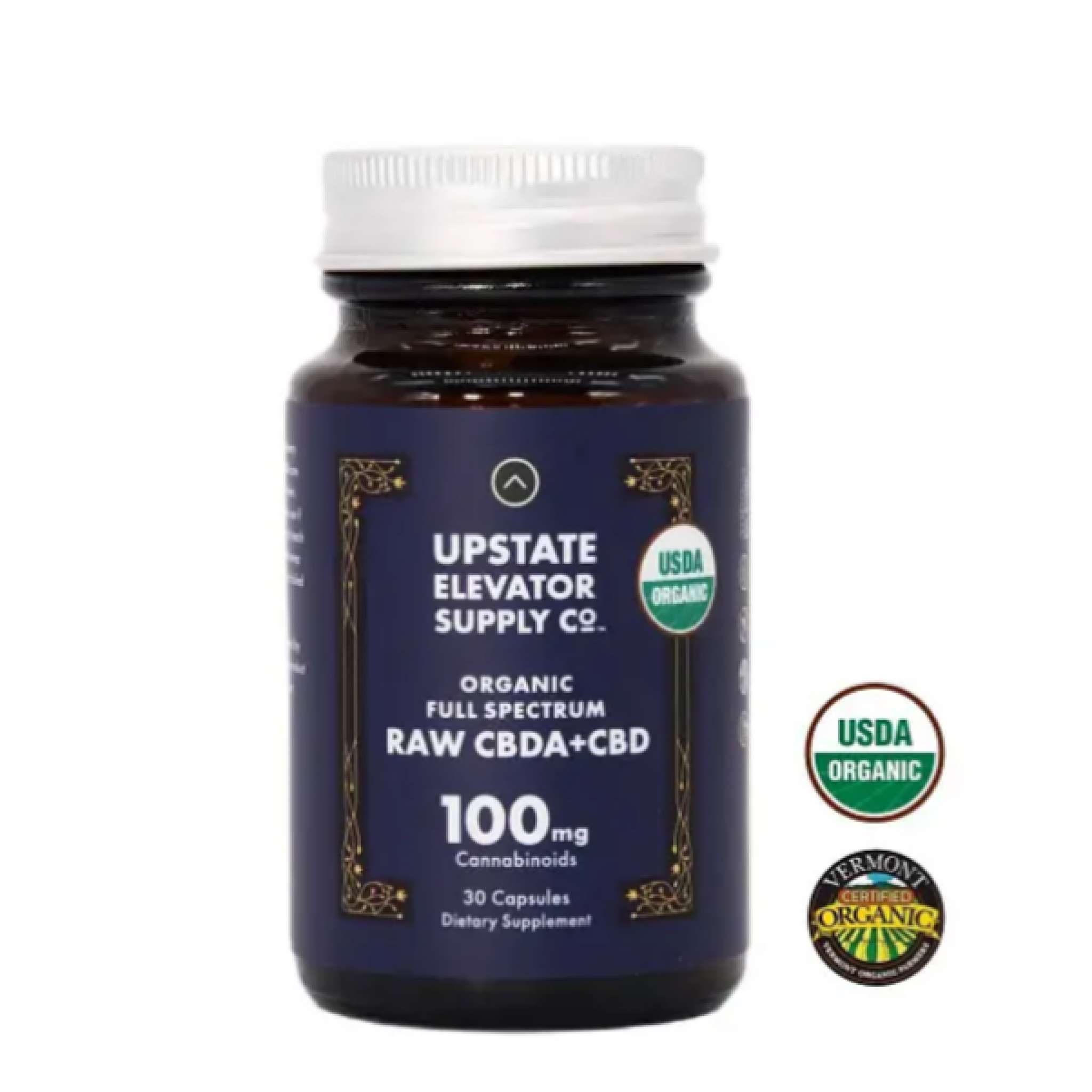 Upstate Elevator - Cbda + Cbd 100 mg Organic Raw