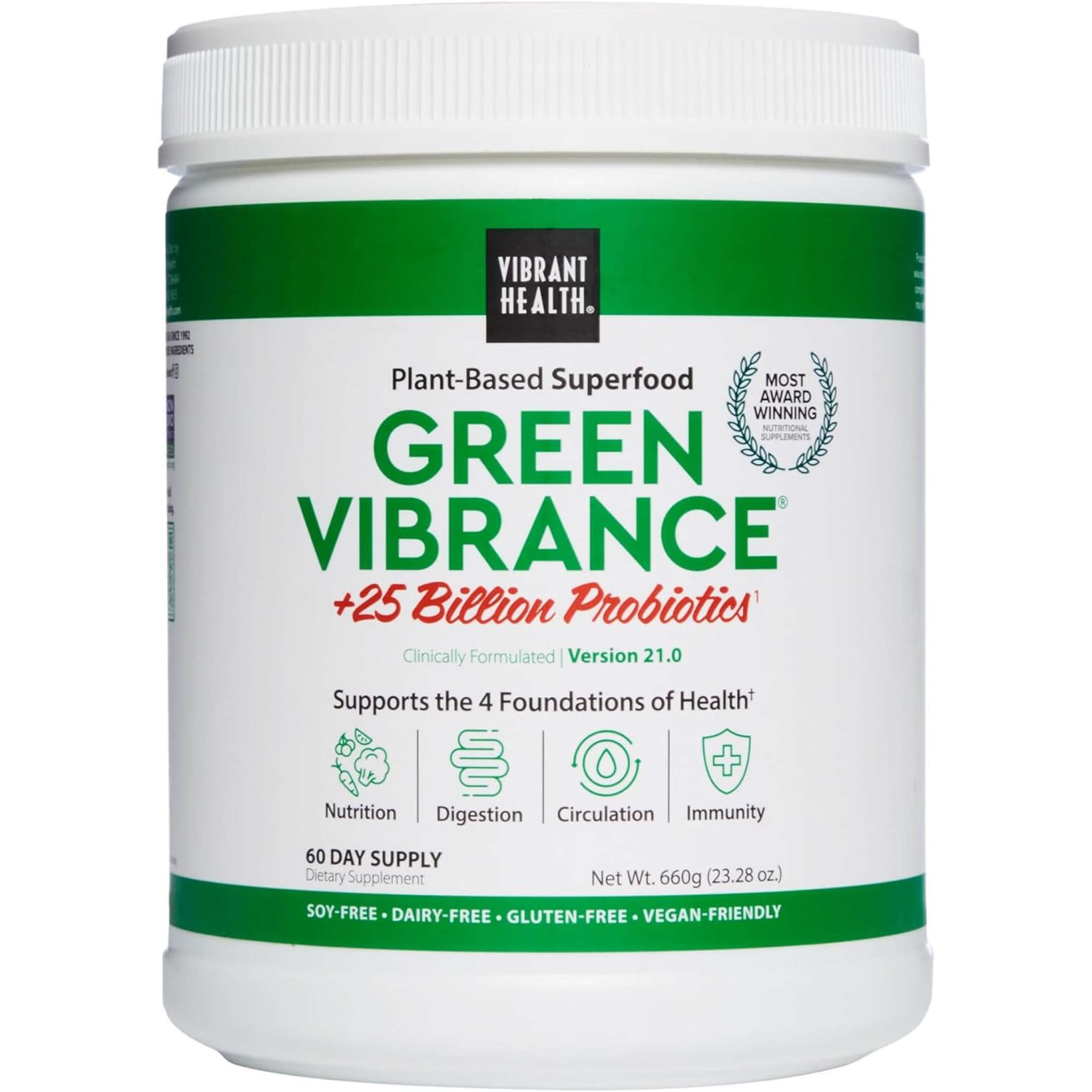 Vibrant Health - Green Vibrance powder