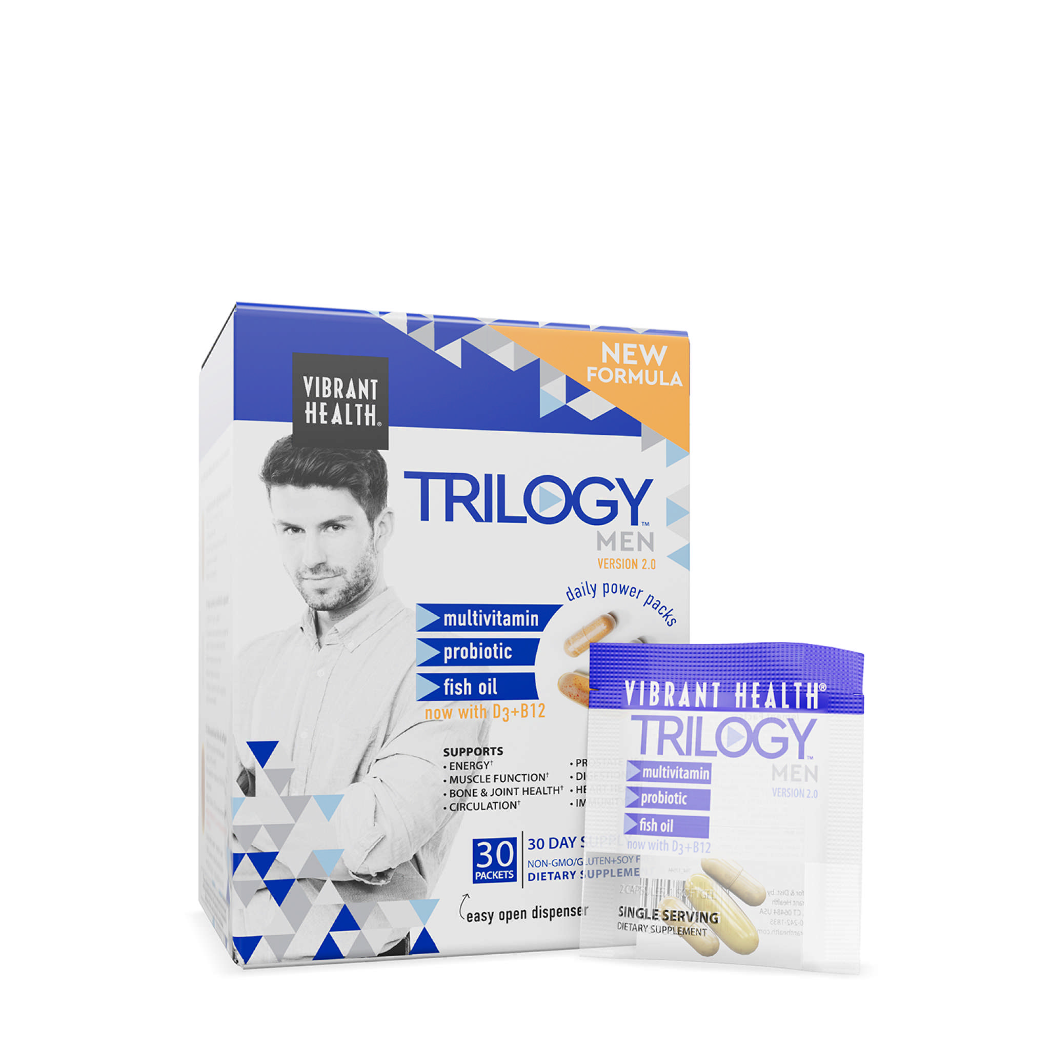 Vibrant Health - Trilogy Men Pak