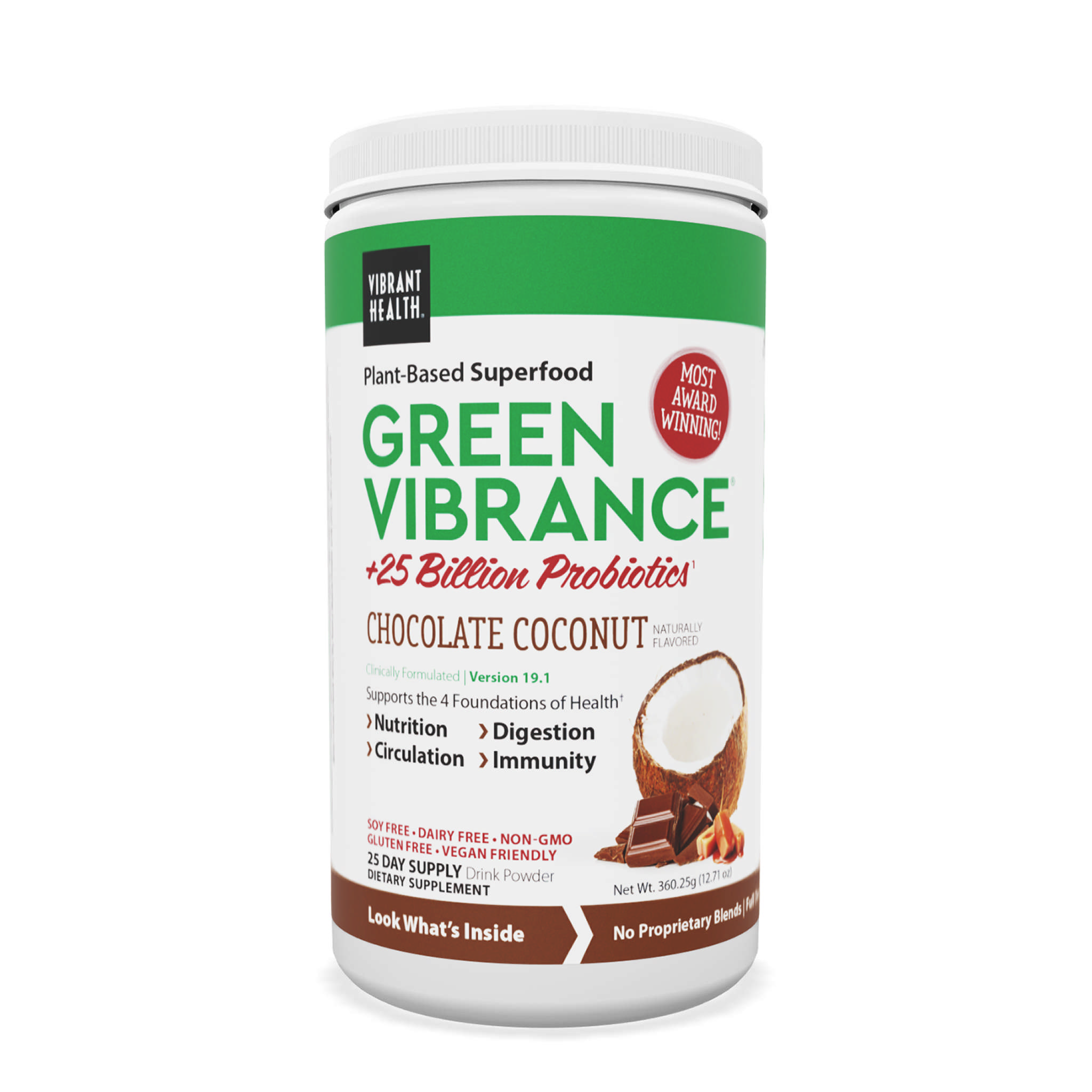 Vibrant Health - Green Vibrance powder Ch Coco Car
