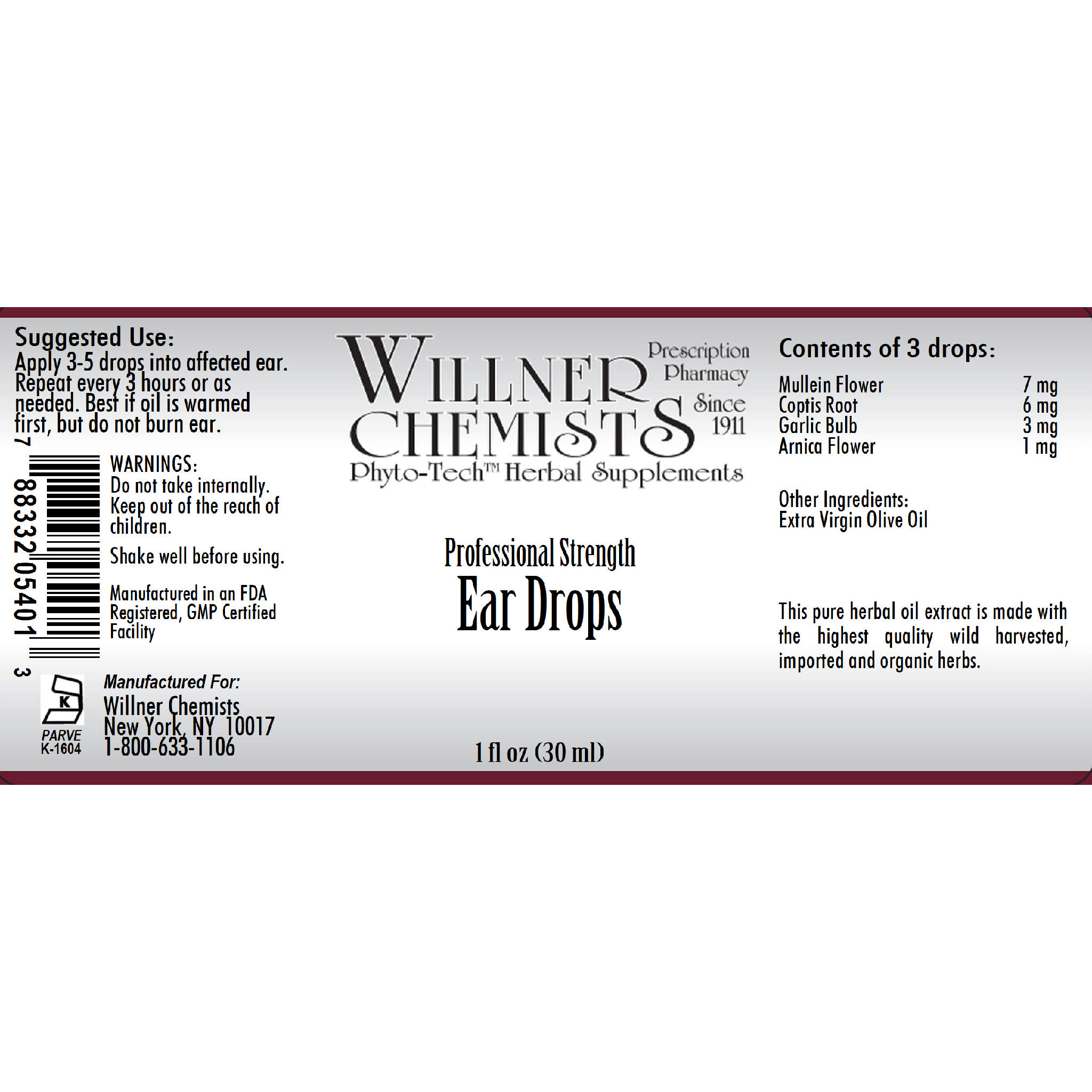 Willner Phyto Tech - Ear Drops