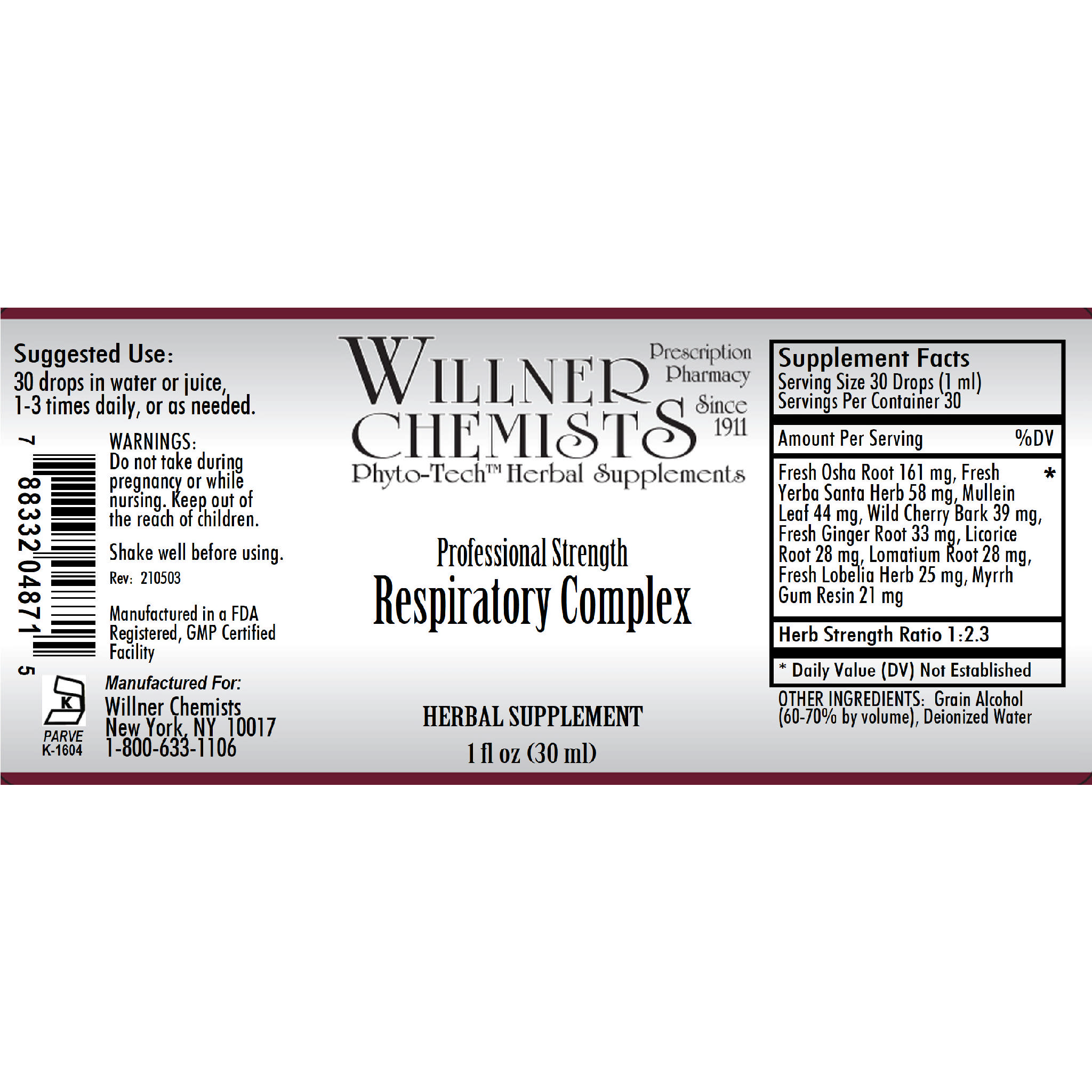 Willner Phyto Tech - Respiratory Complex