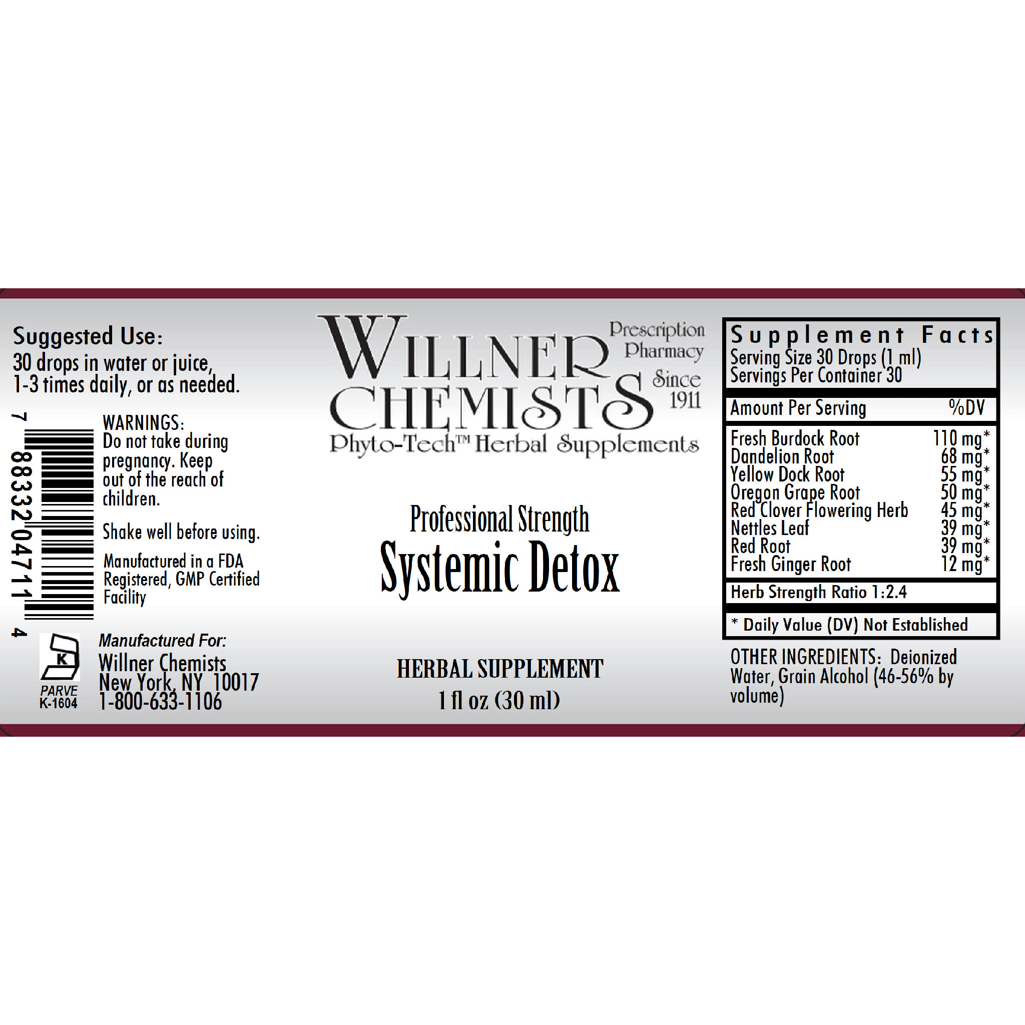 Willner Phyto Tech - Systemic Detox