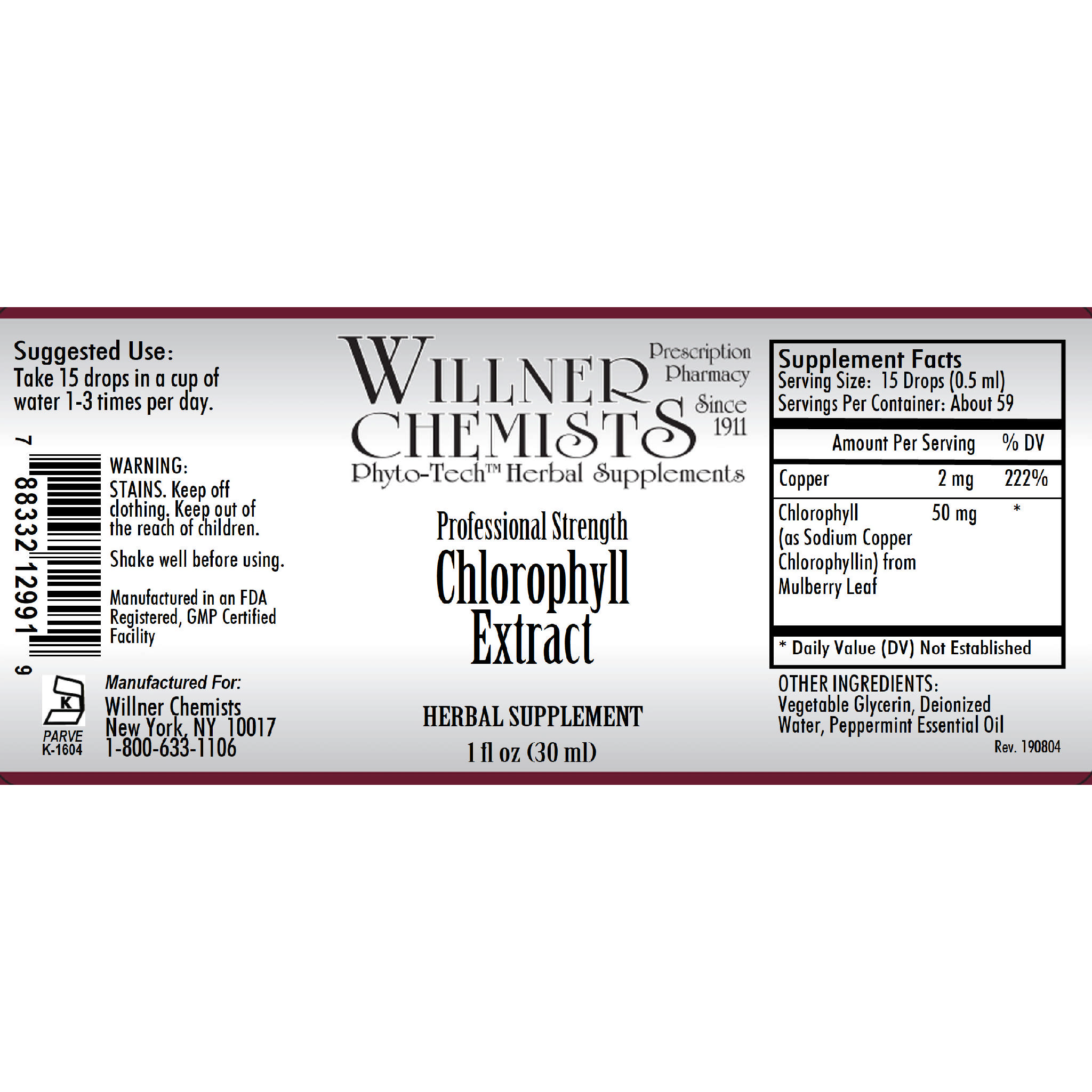 Willner Phyto Tech - Chlorophyll Extract