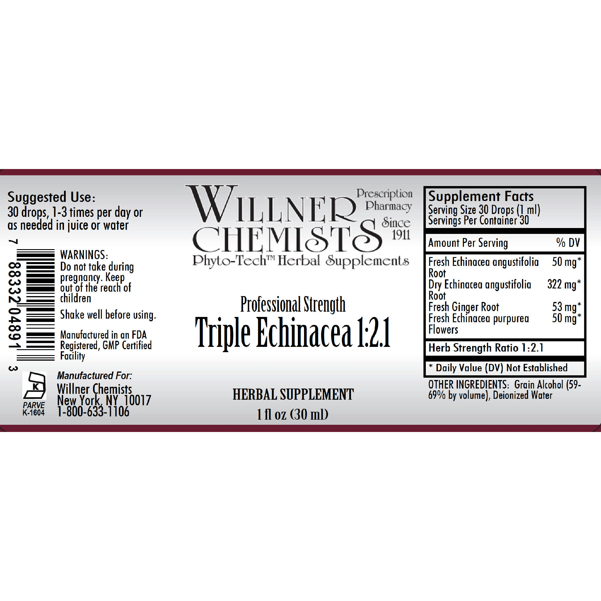 Willner Phyto Tech - Echinacea Triple 1:2.1