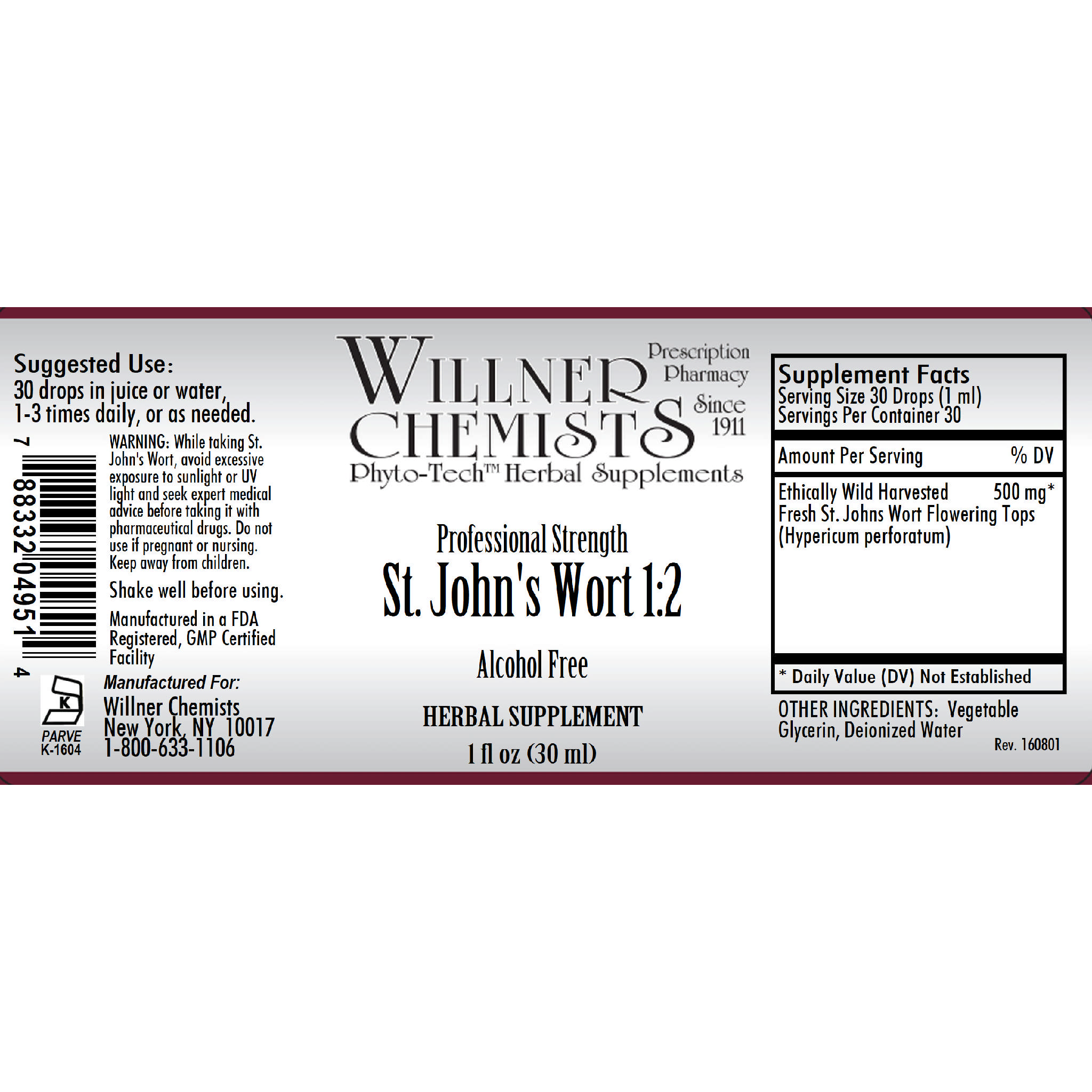 Willner Phyto Tech - St John'S Wort 1-2 Af