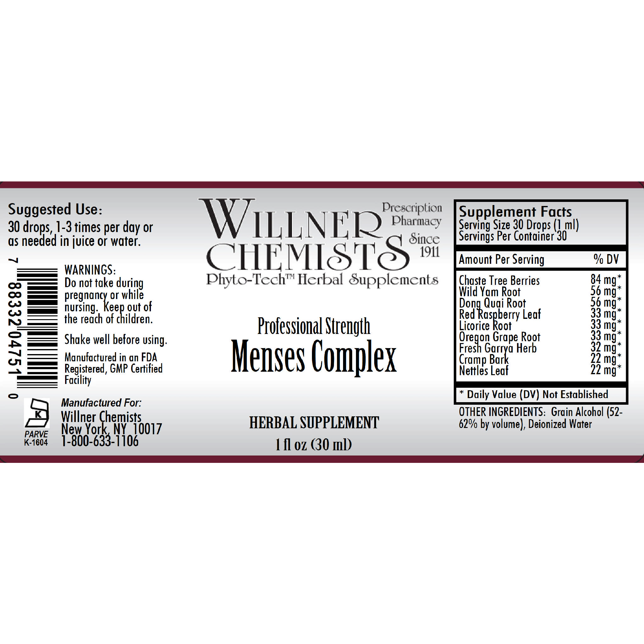 Willner Phyto Tech - Menses Complex