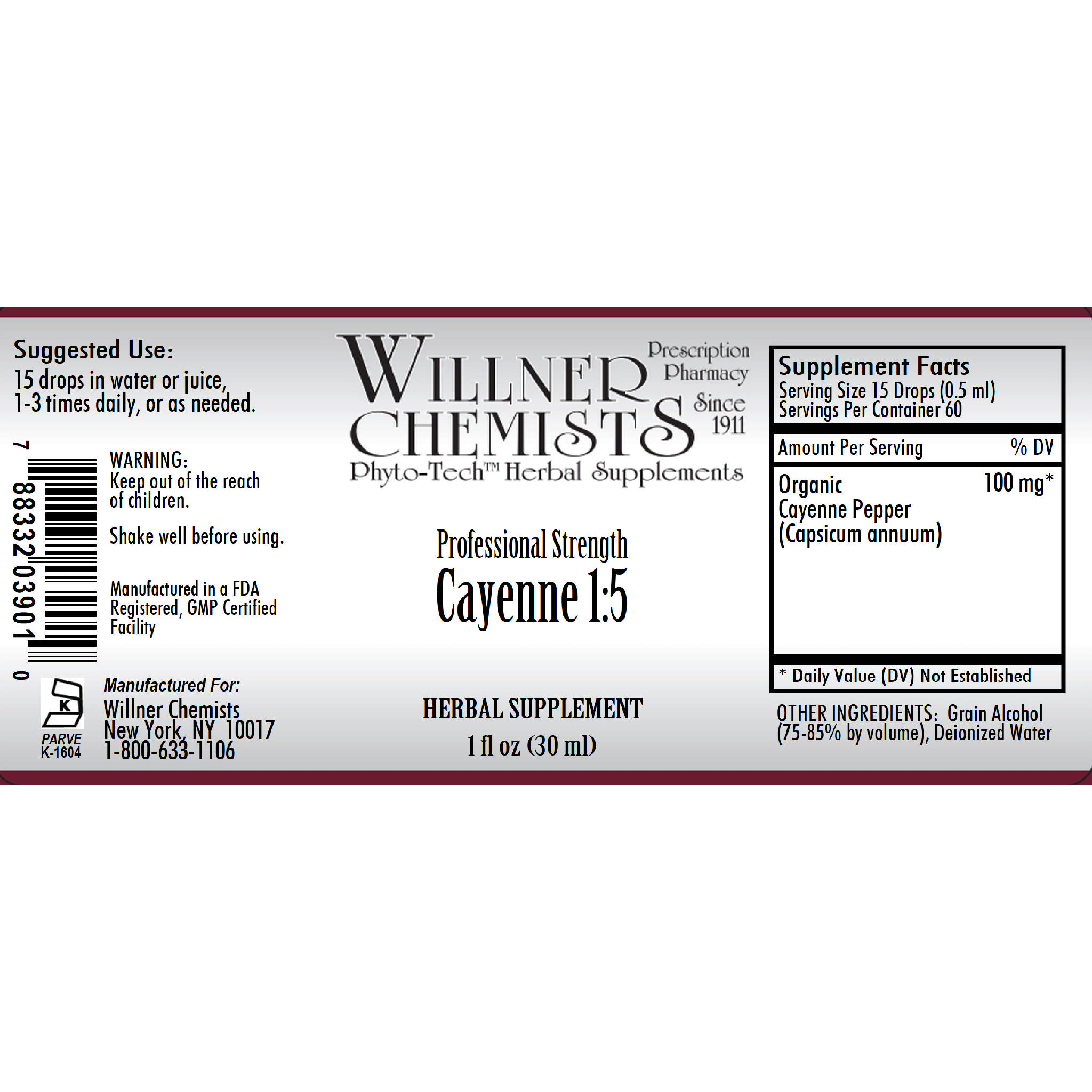 Willner Phyto Tech - Cayenne 1:5