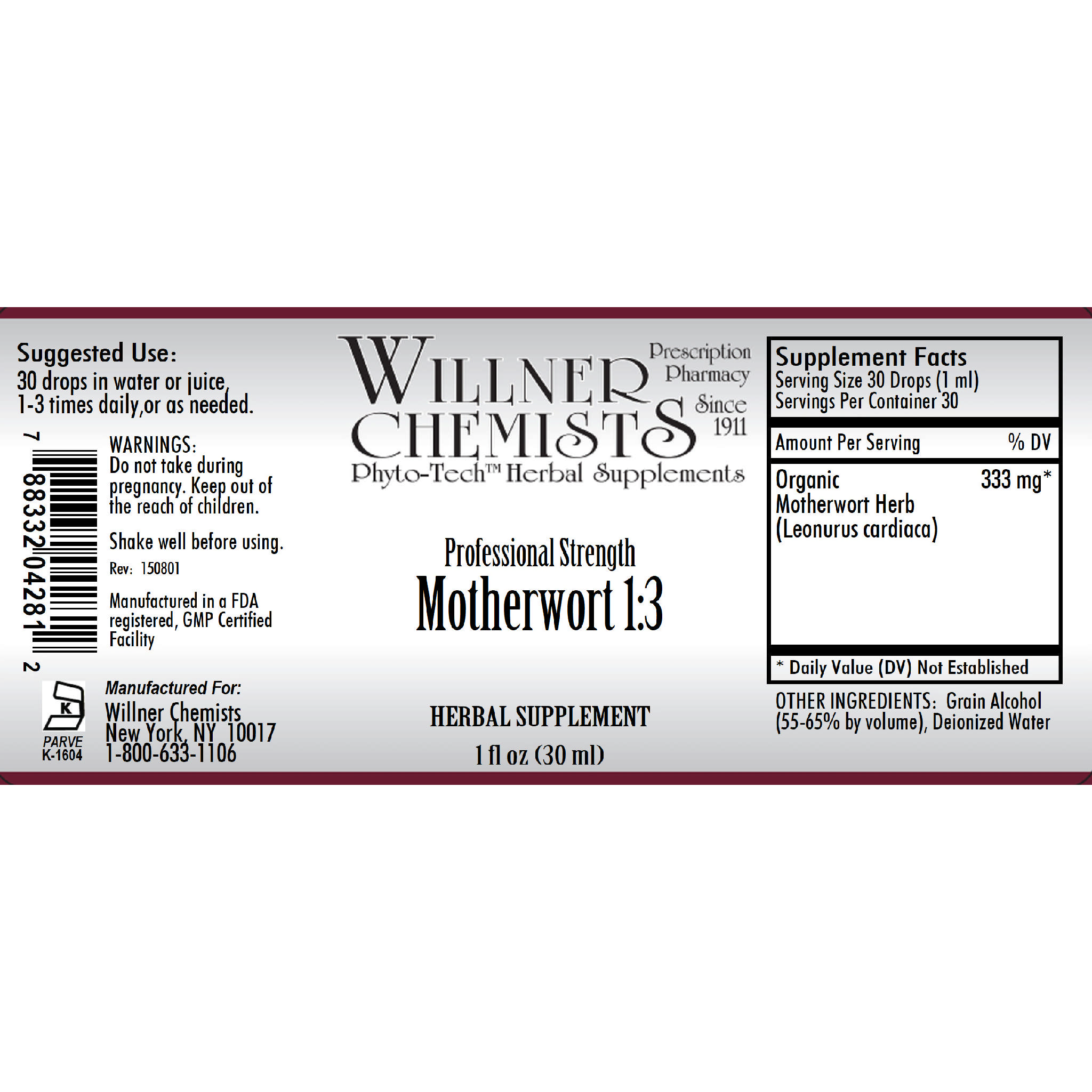 Willner Phyto Tech - Motherwort 1:3