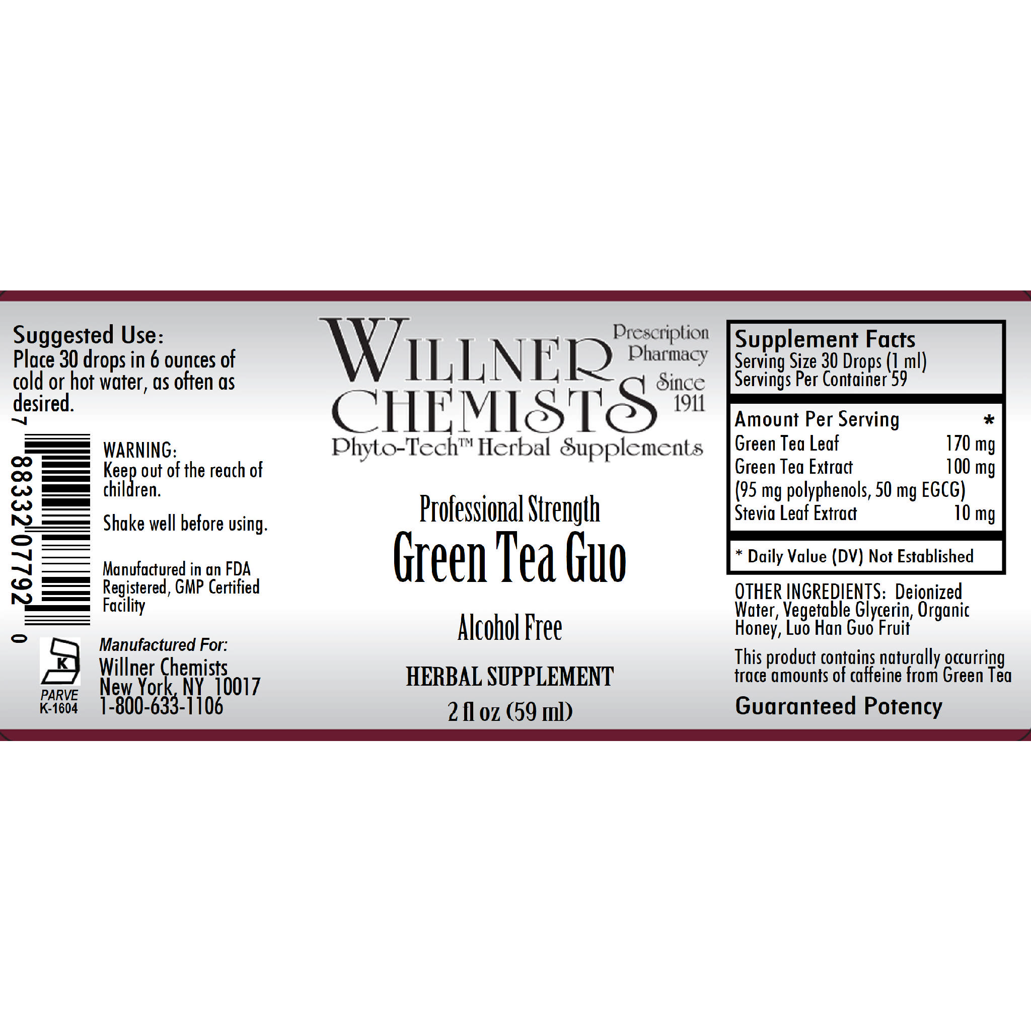 Willner Phyto Tech - Green Tea Guo Af