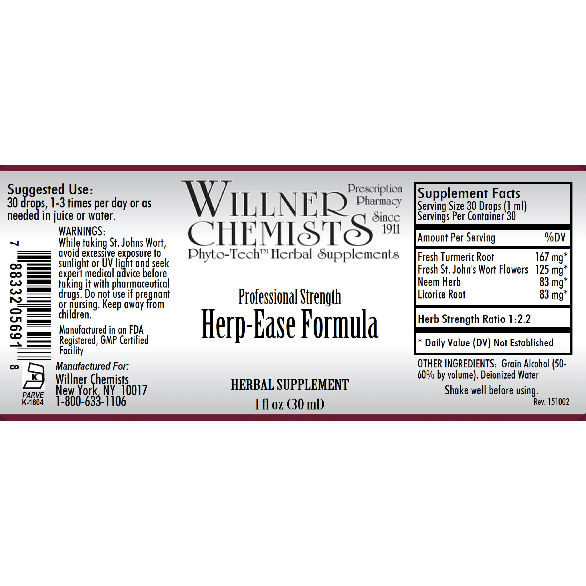 Willner Phyto Tech - Herp Ease Formula