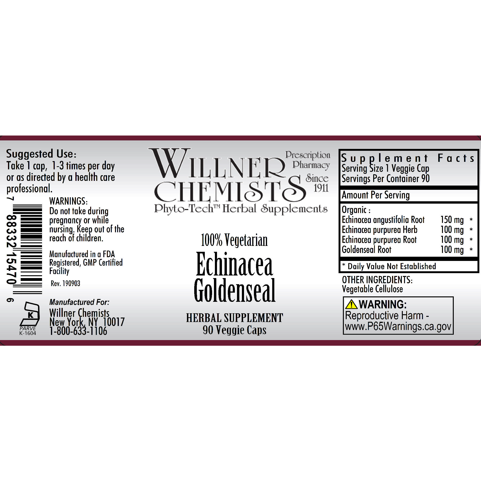 Willner Phyto Tech - Echin Goldenseal