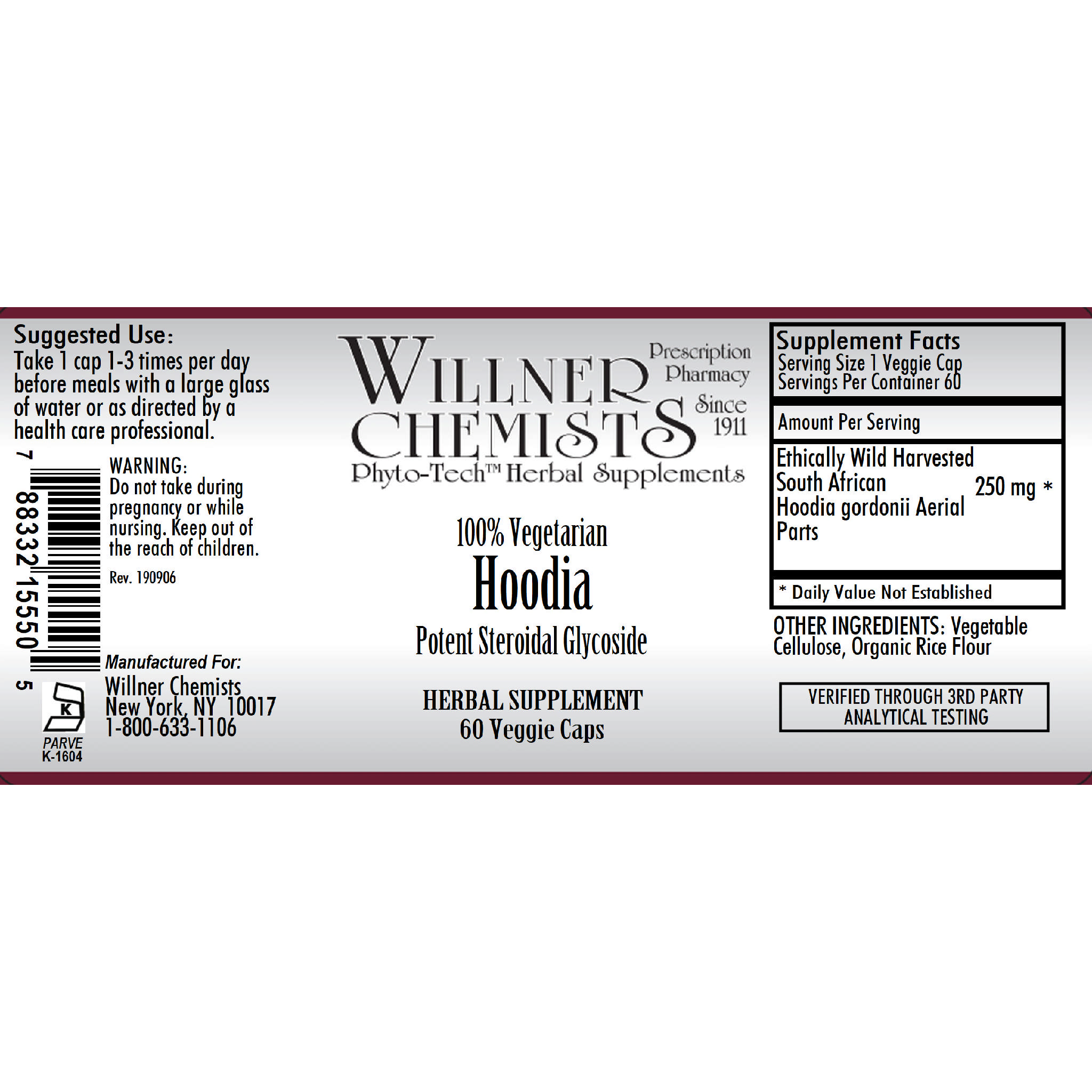 Willner Phyto Tech - xxxHOODIA 250 MG