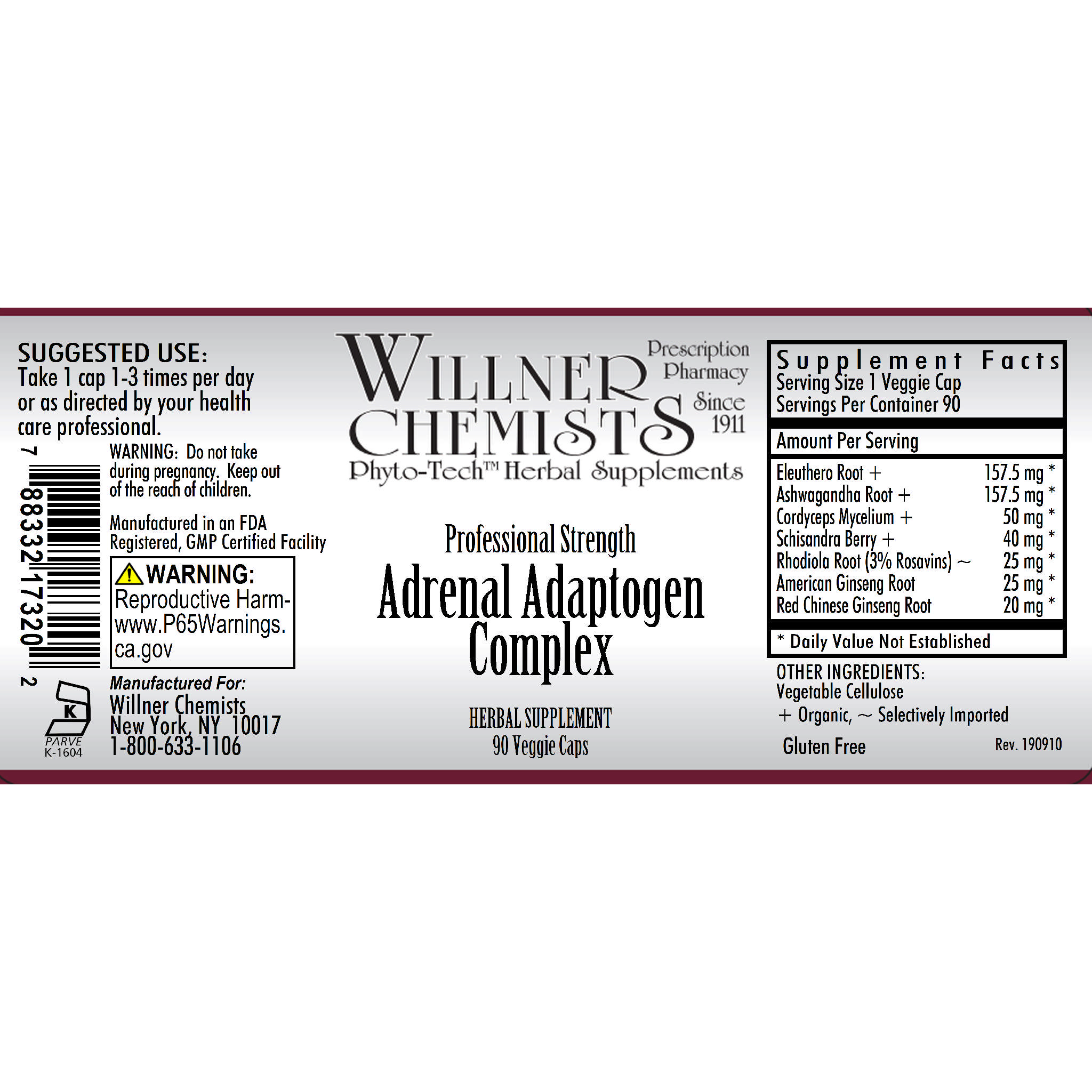 Willner Phyto Tech - Adrenal Adaptogen Complex