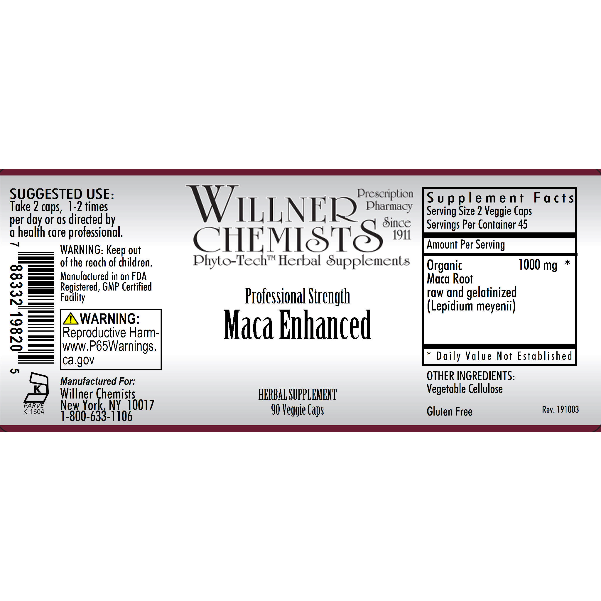 Willner Phyto Tech - Maca Enhanced vCap