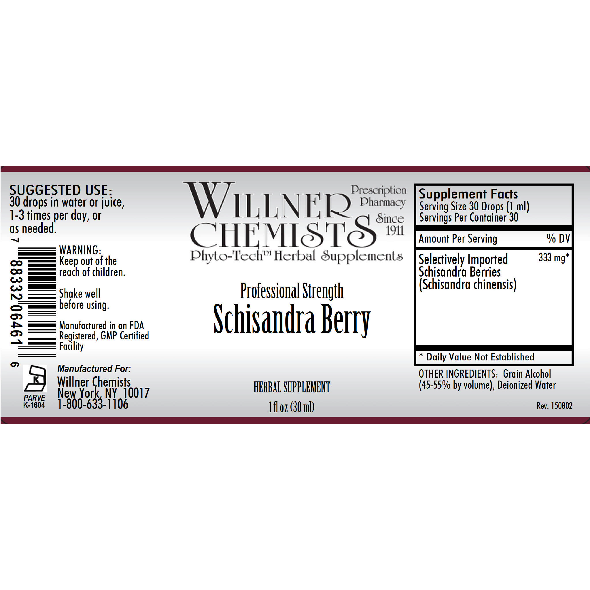 Willner Phyto Tech - Schisandra Berry liq