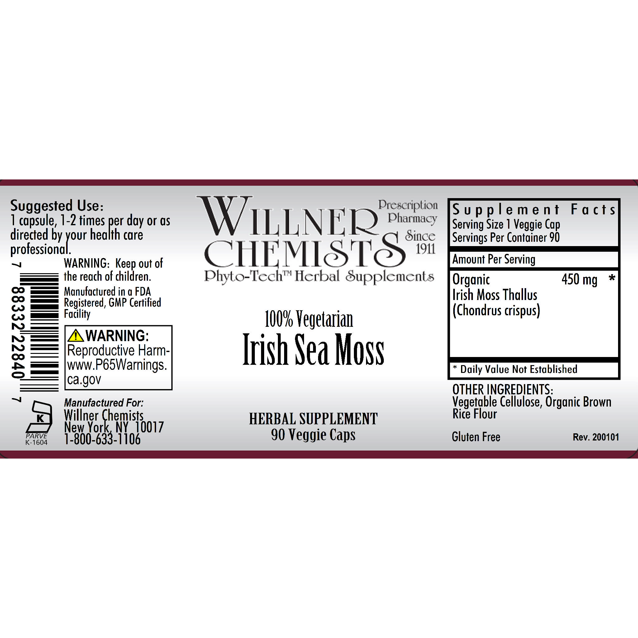 Willner Phyto Tech - Irish Sea Moss vCap 450 mg