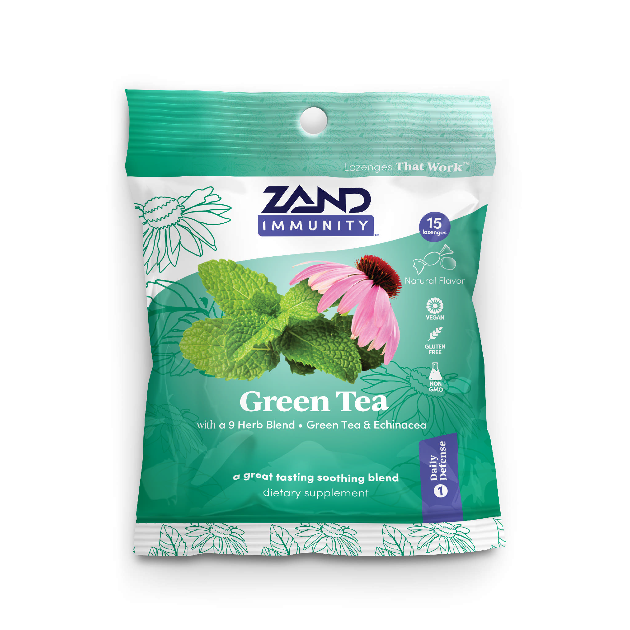 Zand Herbal Formulas - Herbal Lozenges Green Tea