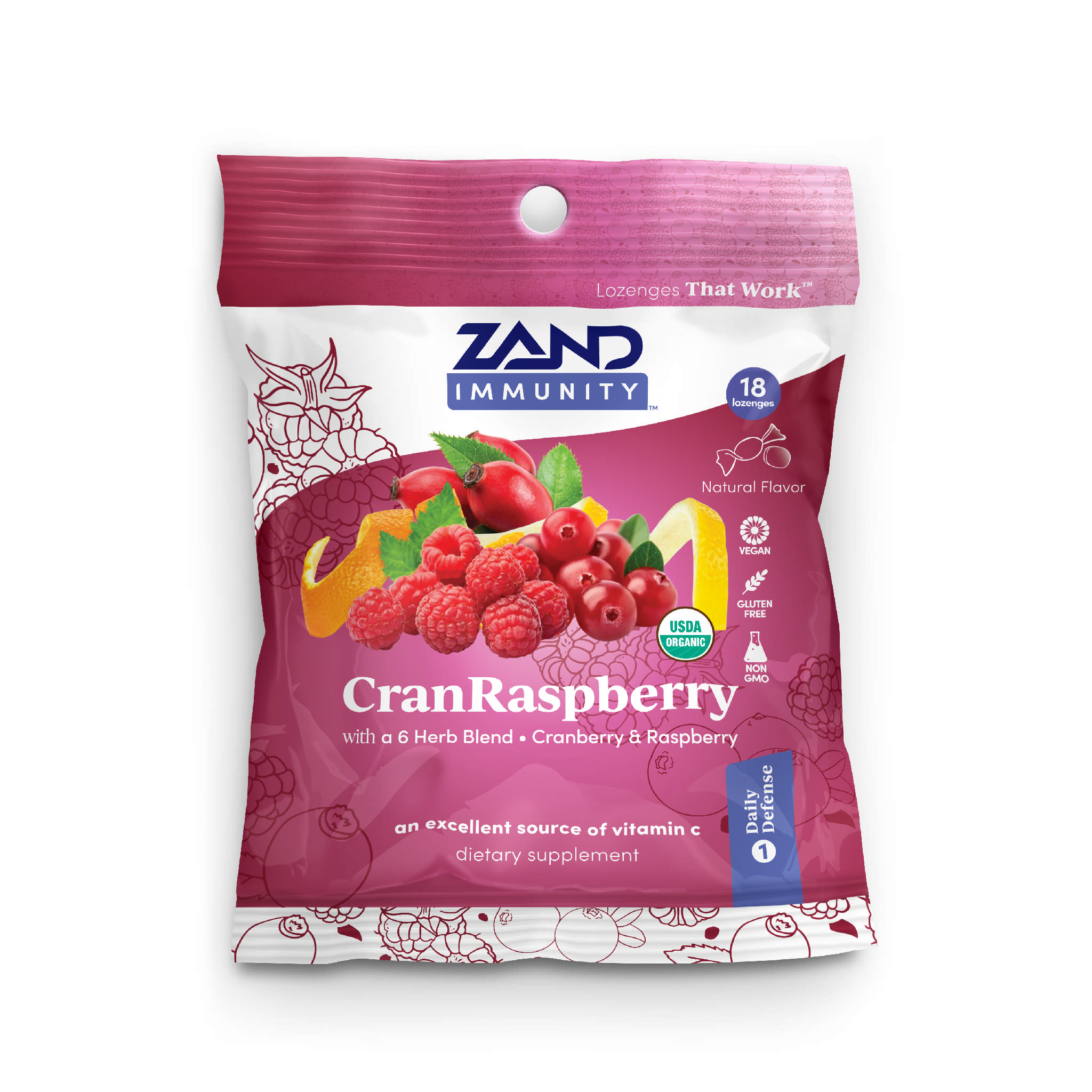 Zand Herbal Formulas - Herbal Loz Cranberry Rasp